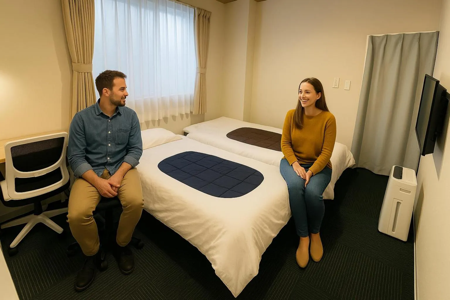Photo of the whole room, Bed in Kamon Inn Toji Higashi