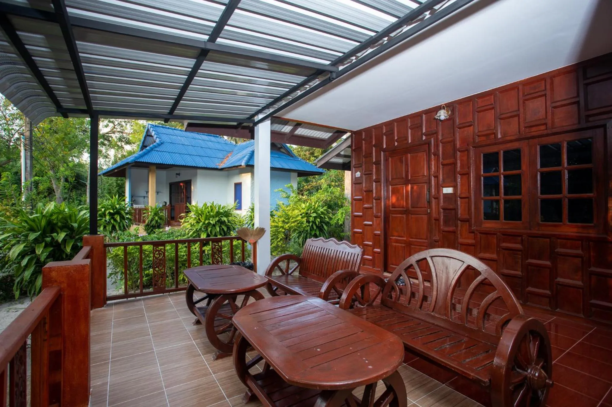 Patio in Rung Arun Resort