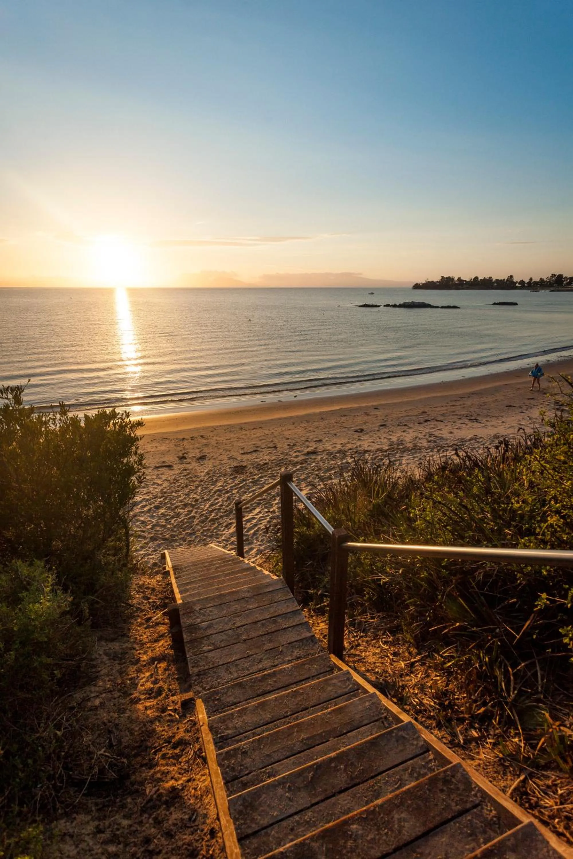 Beach in Swansea Beach Chalets