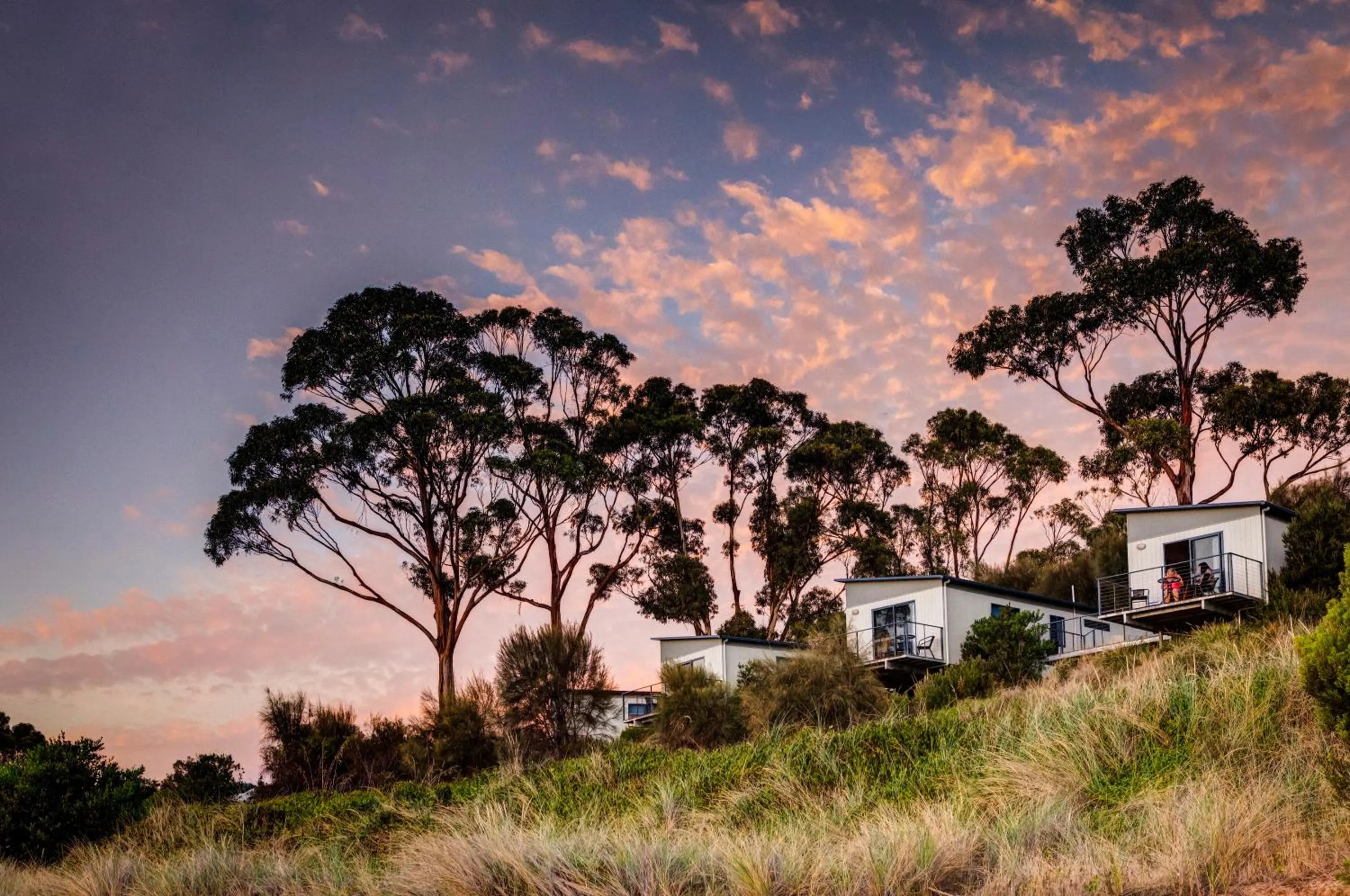Facade/entrance in Swansea Beach Chalets