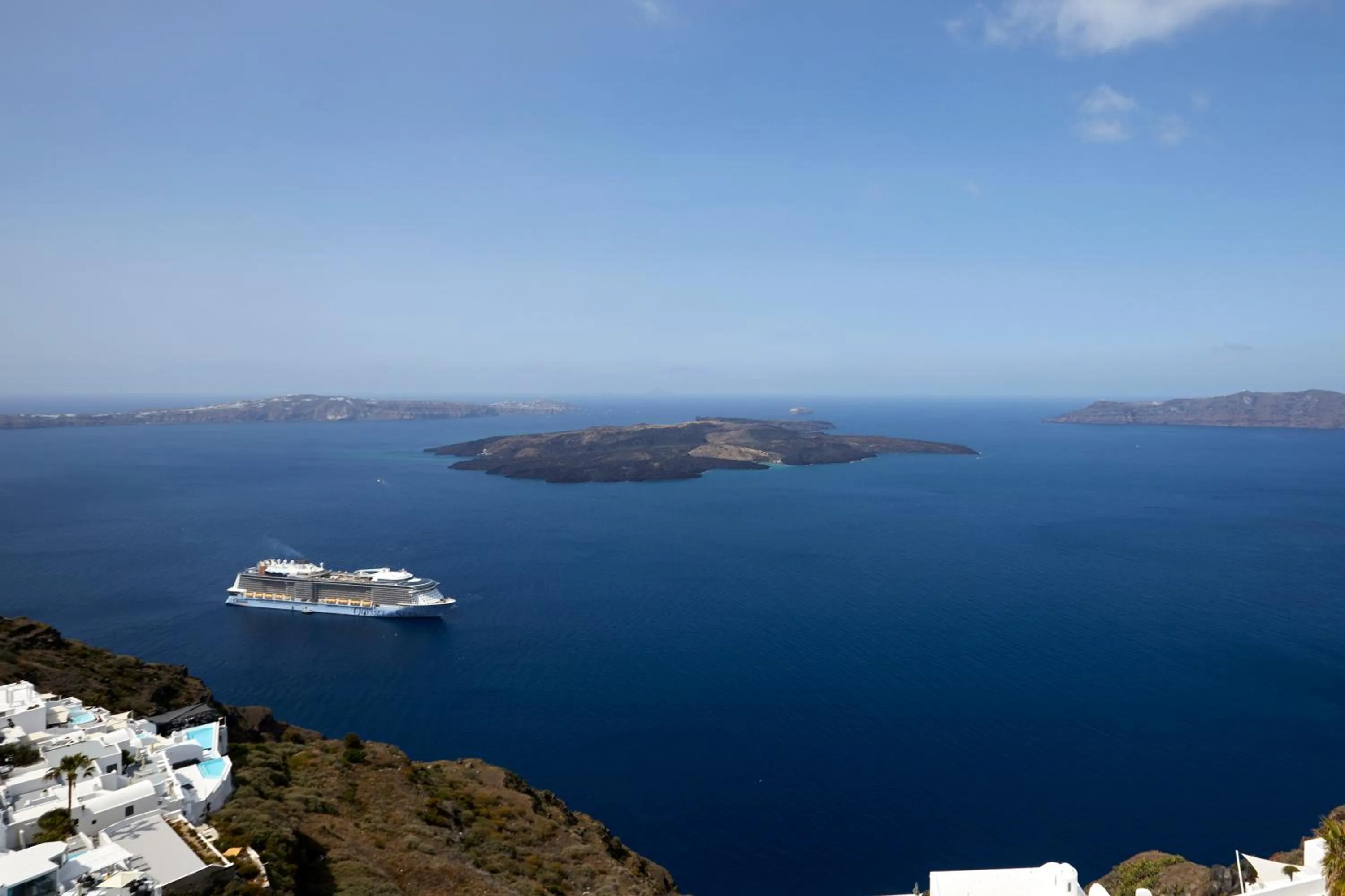 Sea view in Damigos Caldera World