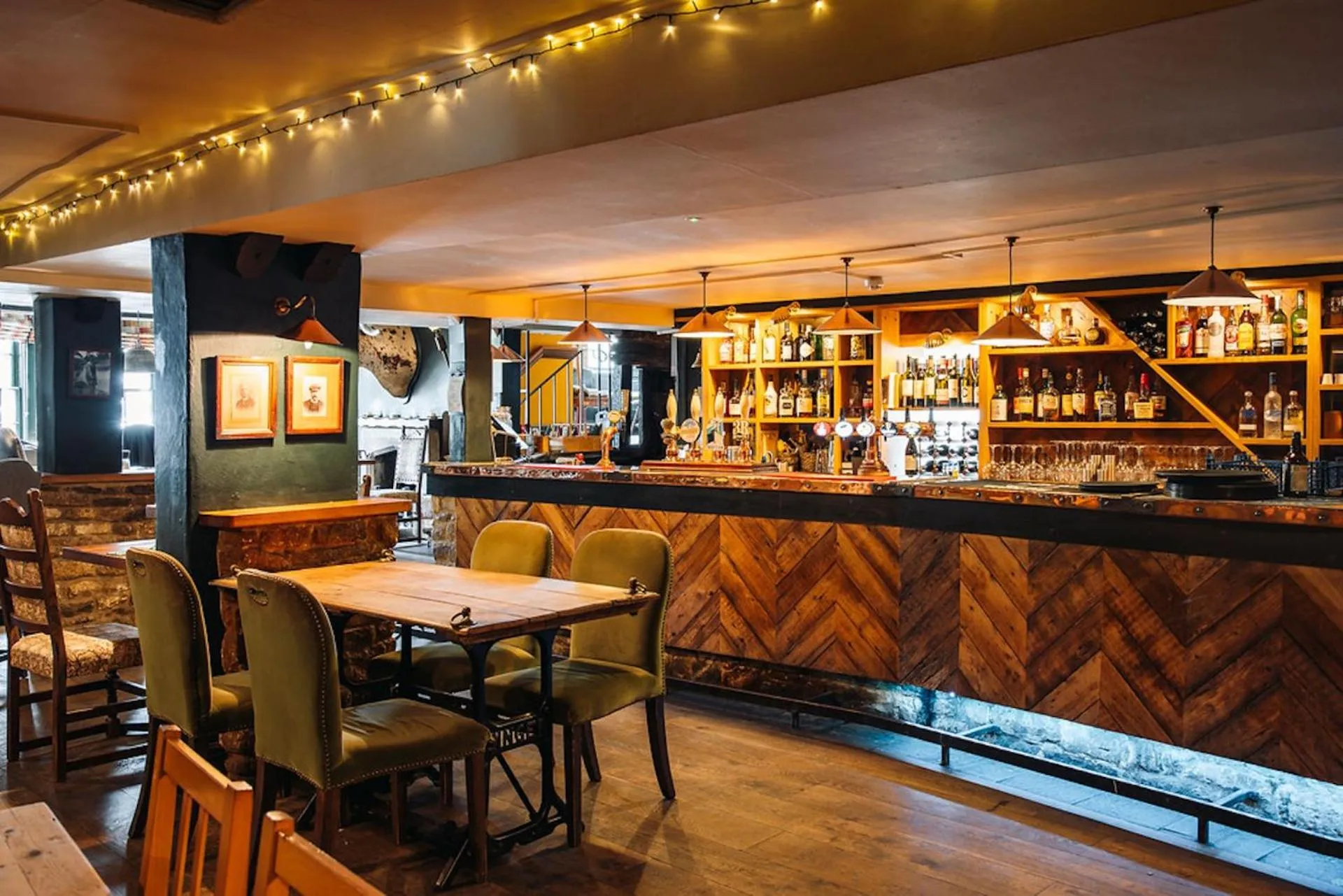 Lounge or bar in The Bull Hotel