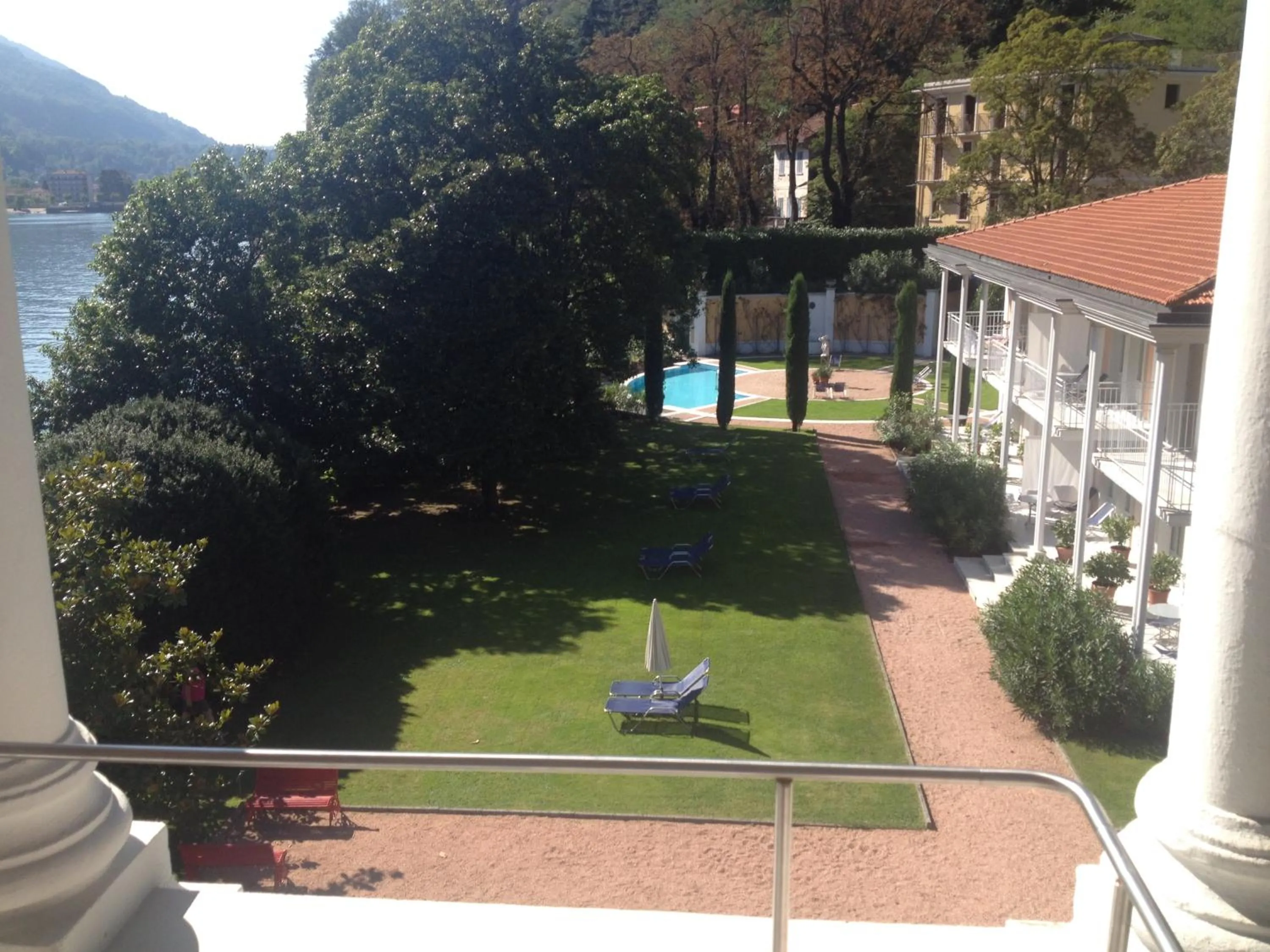 Garden view in Residence Ville Lago Lugano
