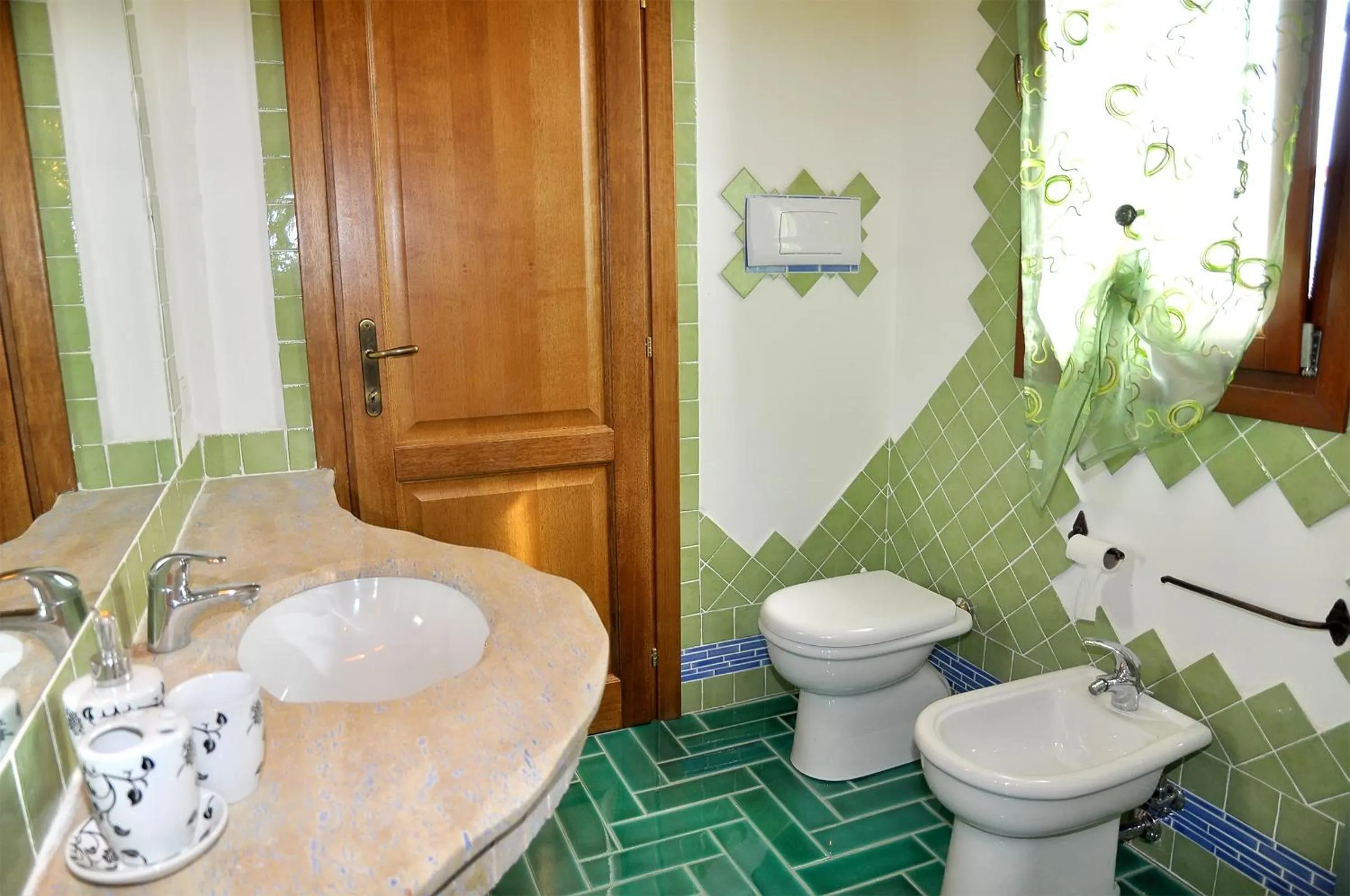 Bathroom in villa i ginepri