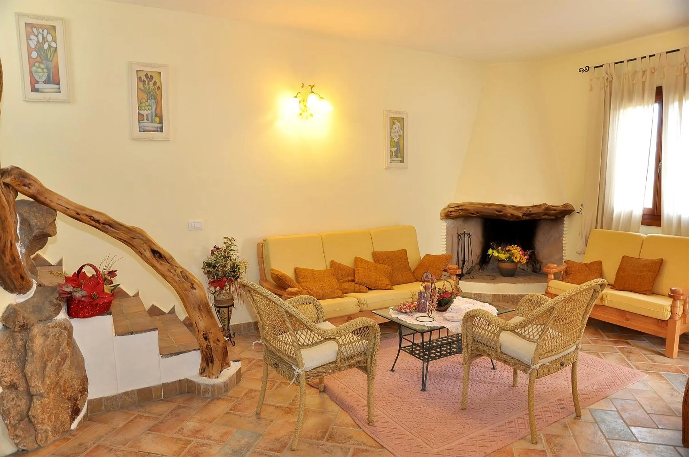 Living room in villa i ginepri