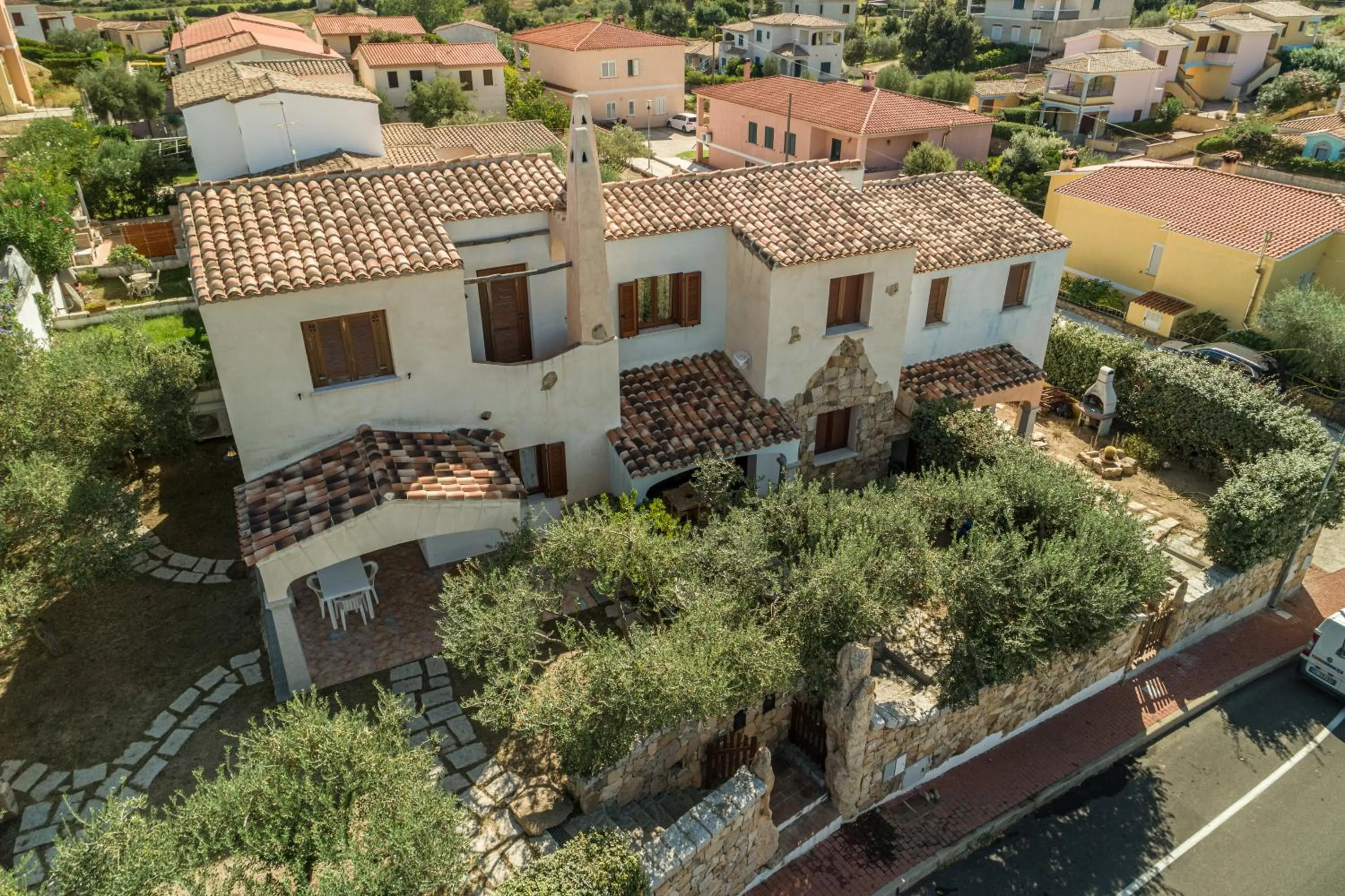 Bird's eye view in villa i ginepri