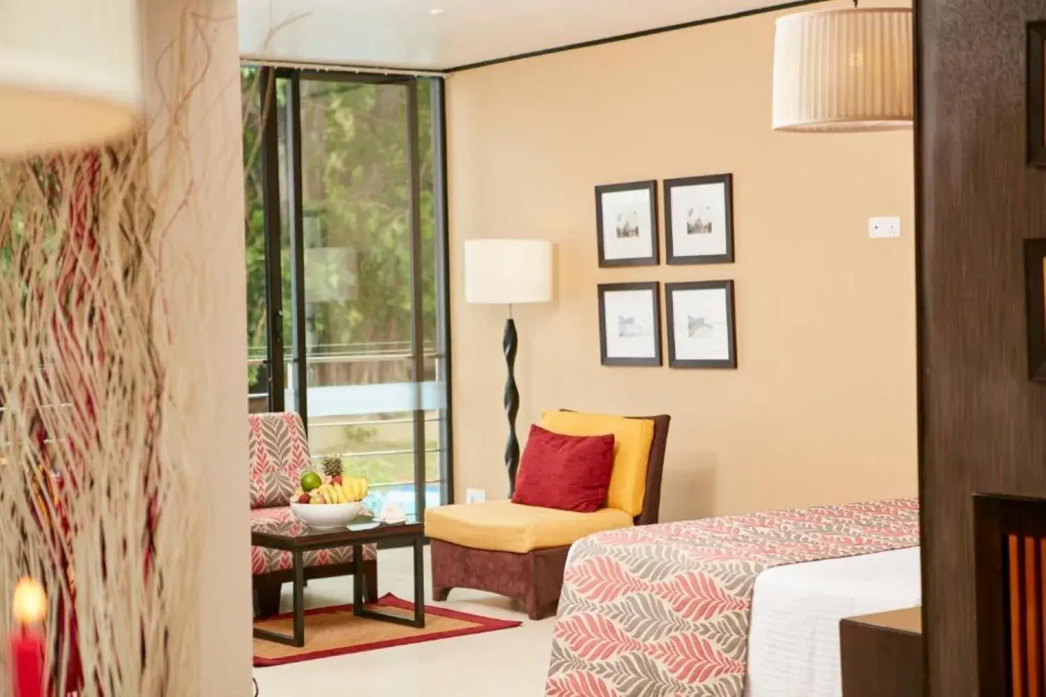 Living room, Bed in EKHO Safari Tissa Living room, Bed in EKHO Safari Tissa