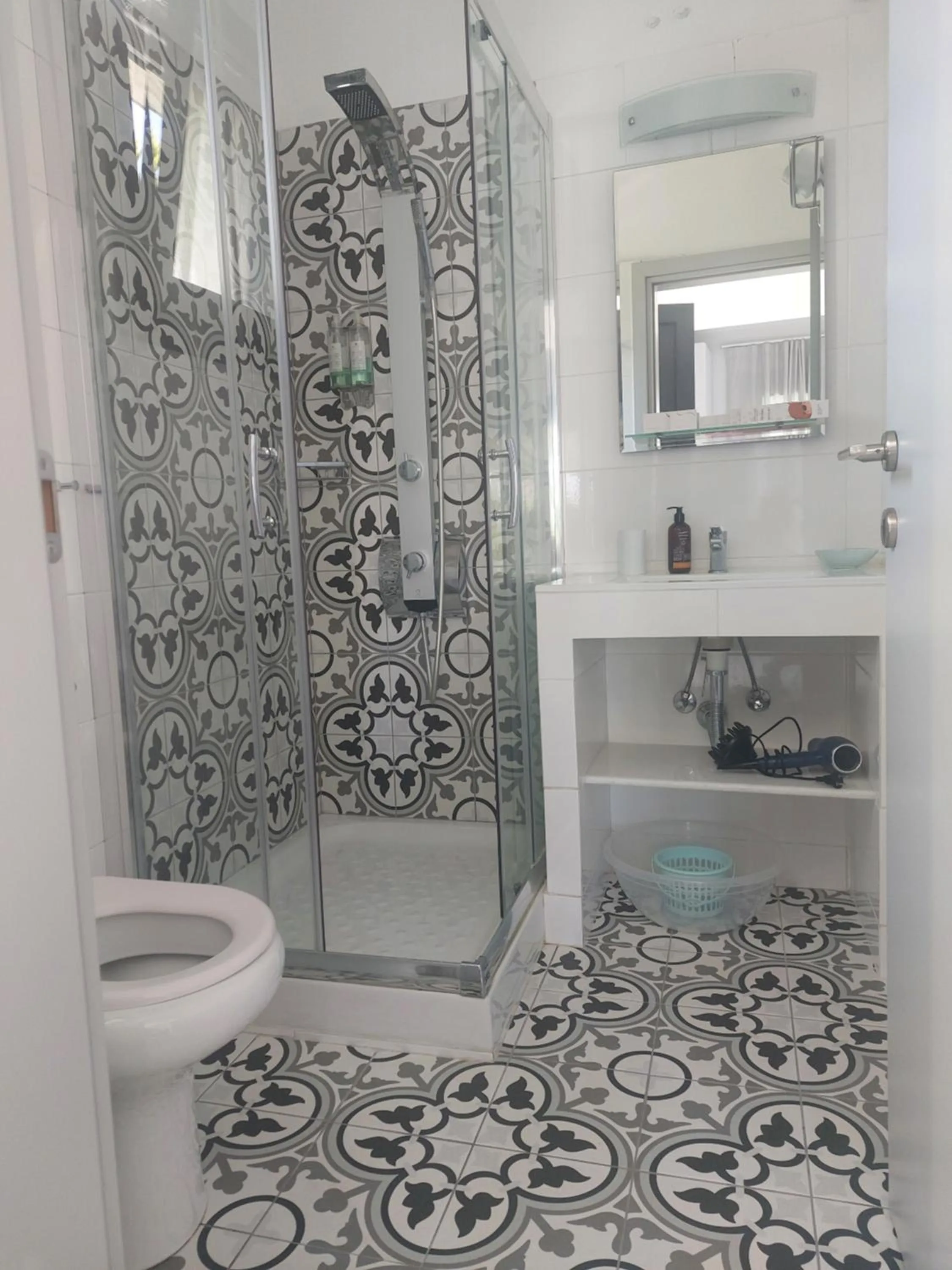 Shower in Agni Suites