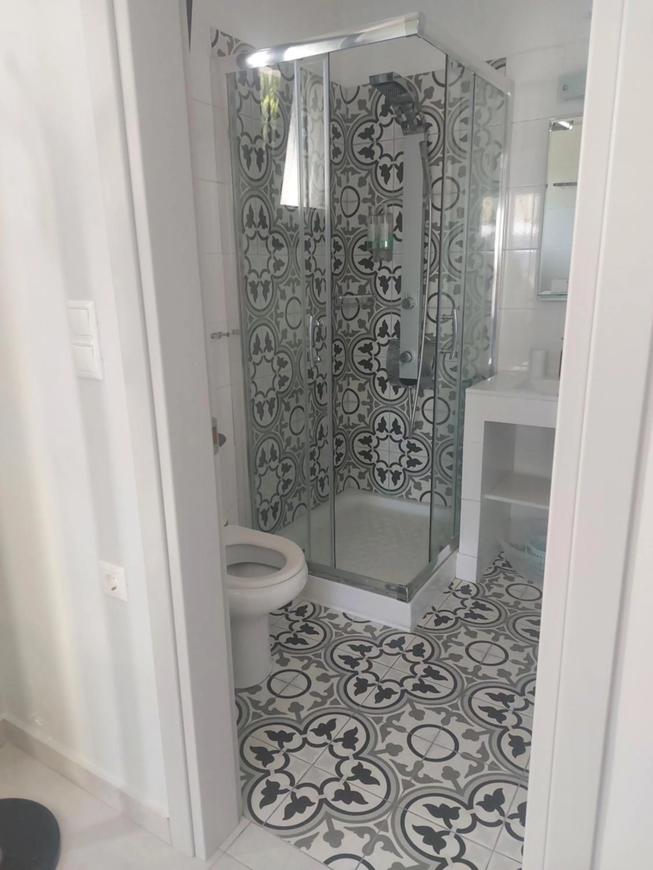 Shower in Agni Suites