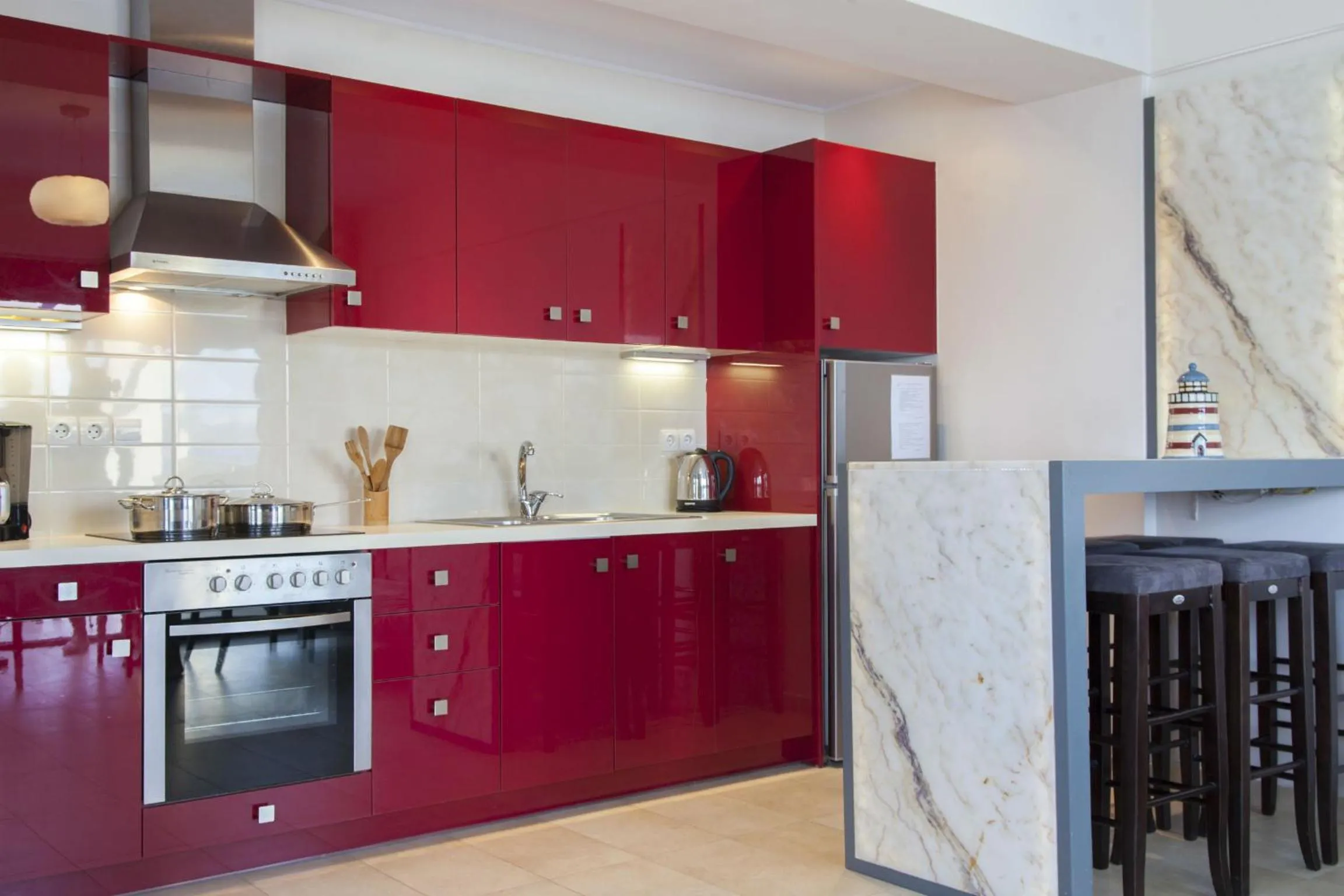 Kitchen or kitchenette in Agni Suites