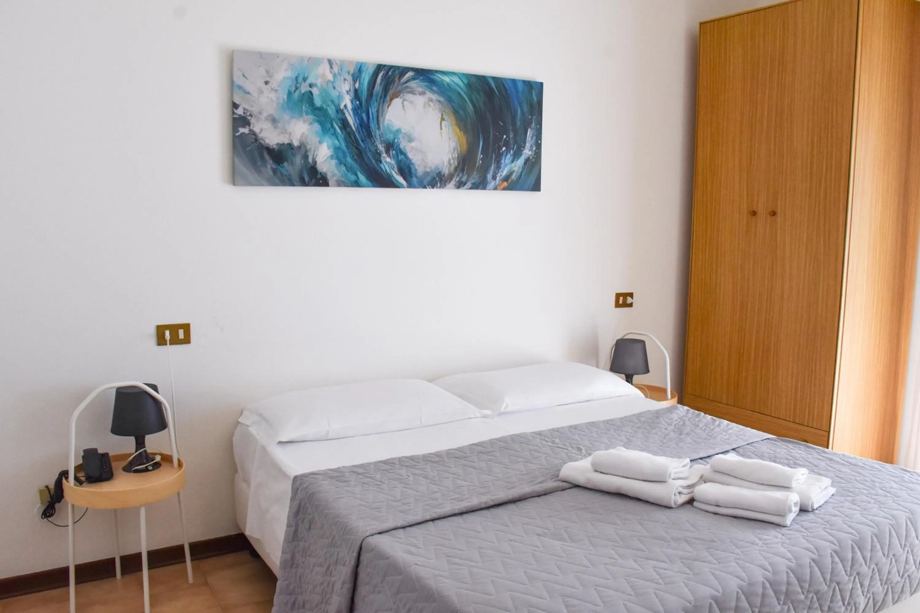 Bed in Hotel Umberto