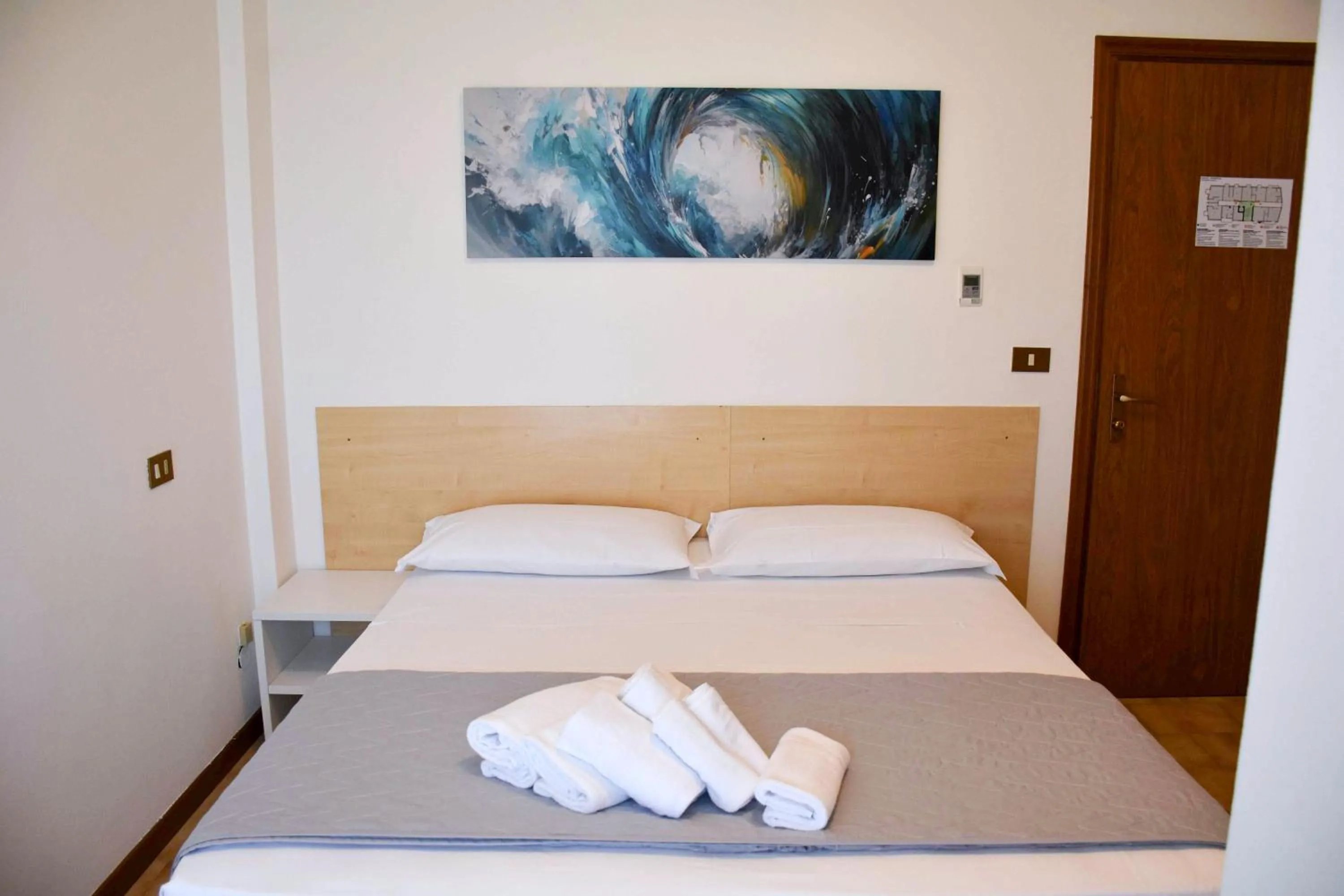 Bed in Hotel Umberto