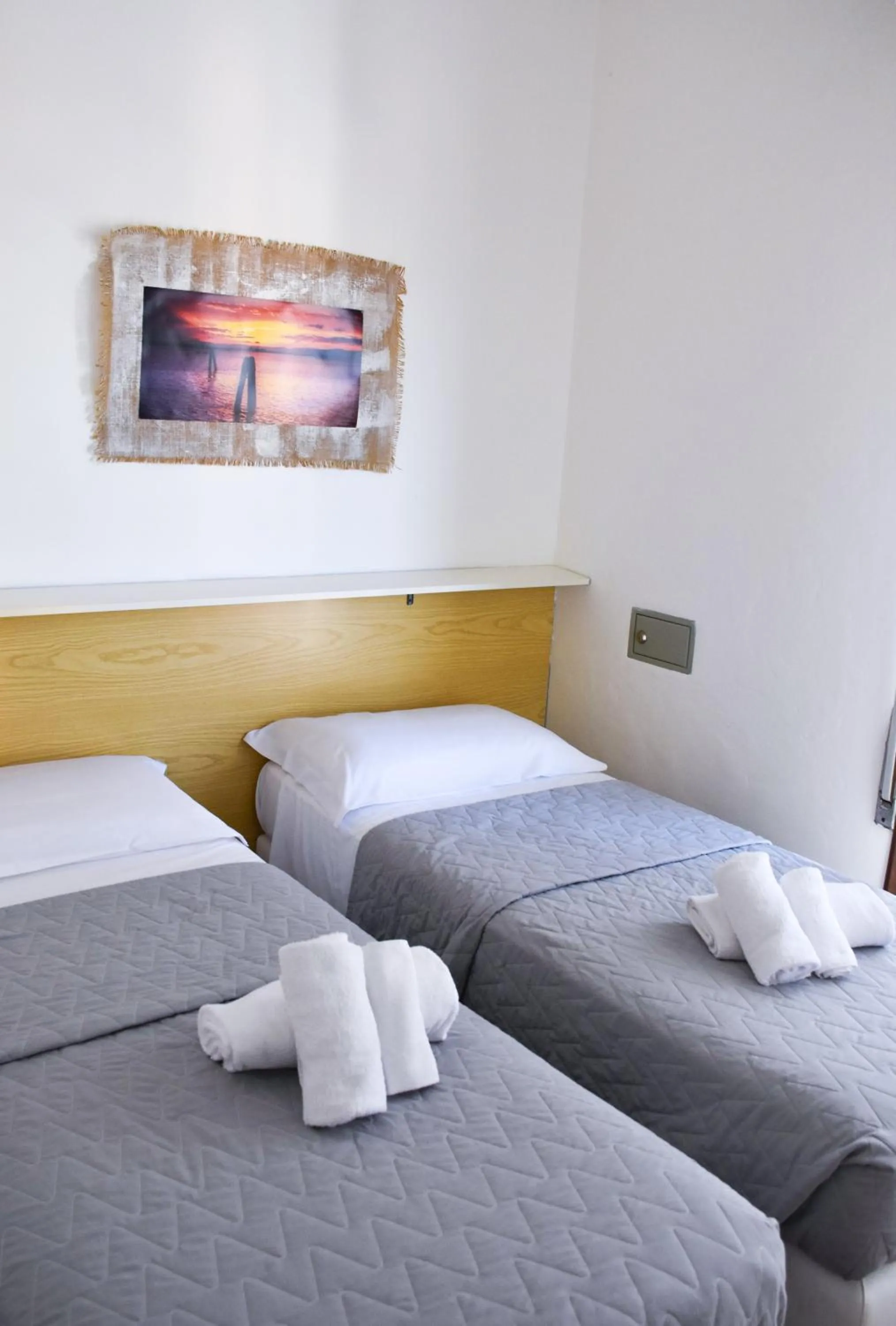 Bed in Hotel Umberto