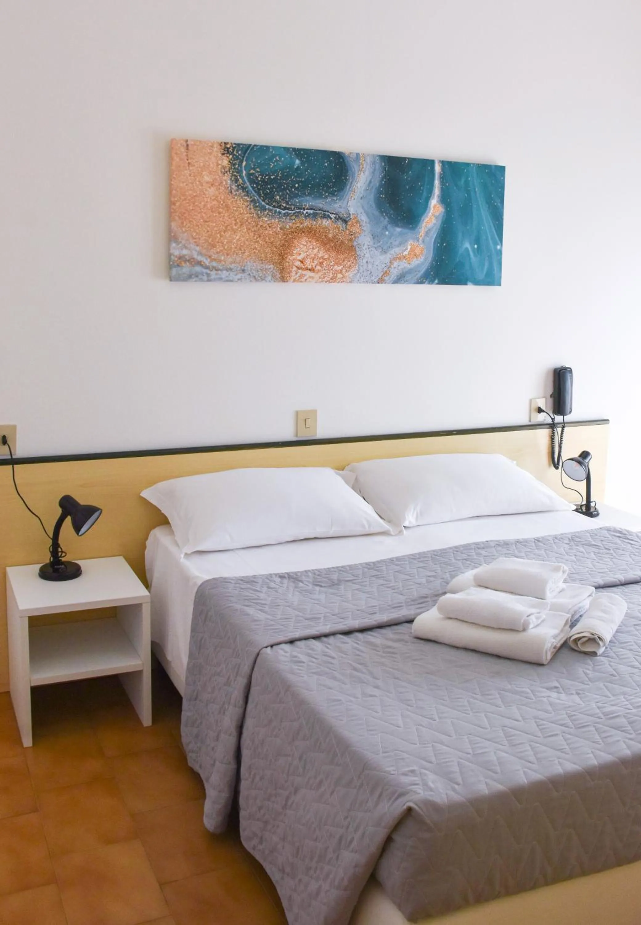 Bed in Hotel Umberto