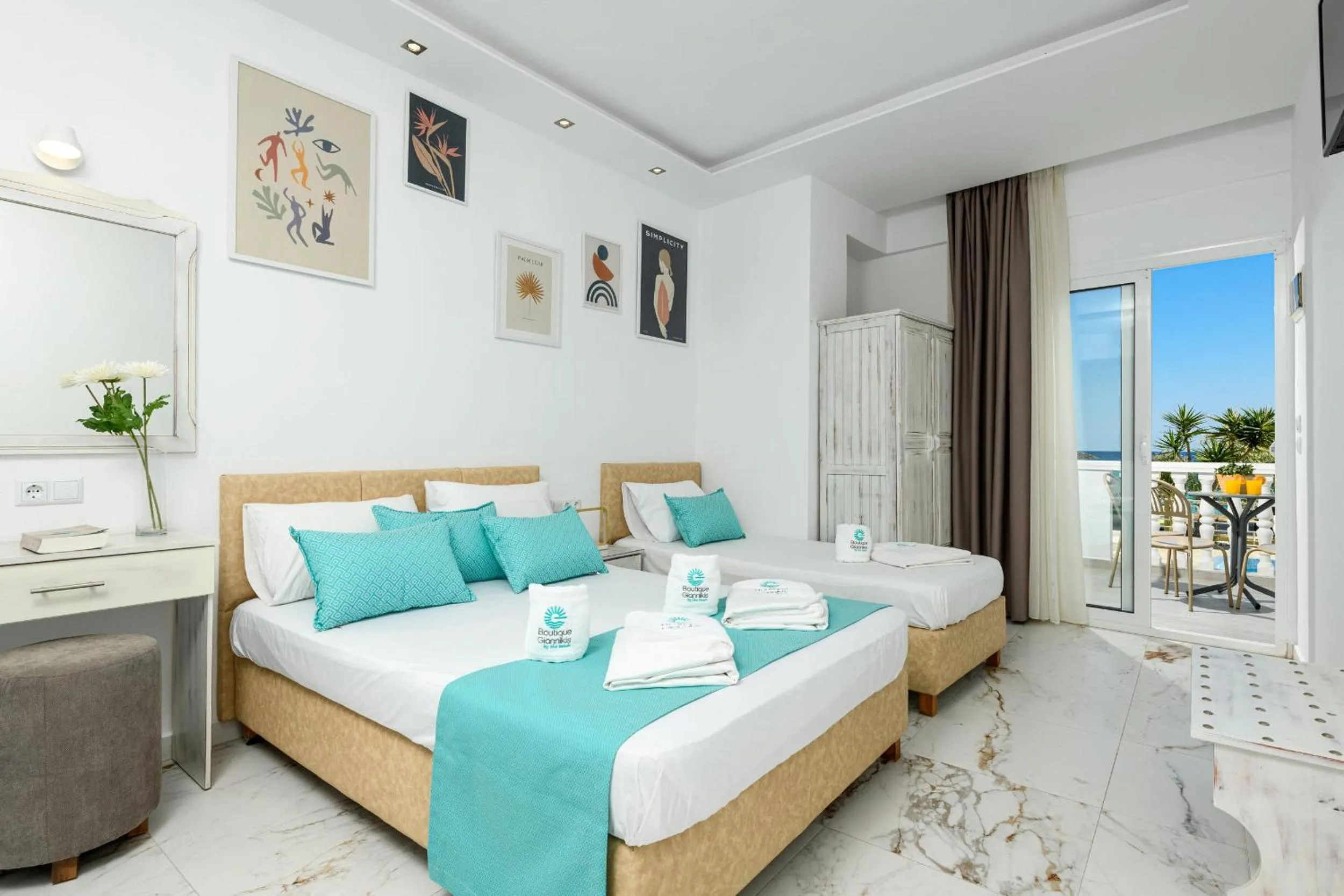 Bed in Boutique Giannikis By The Beach