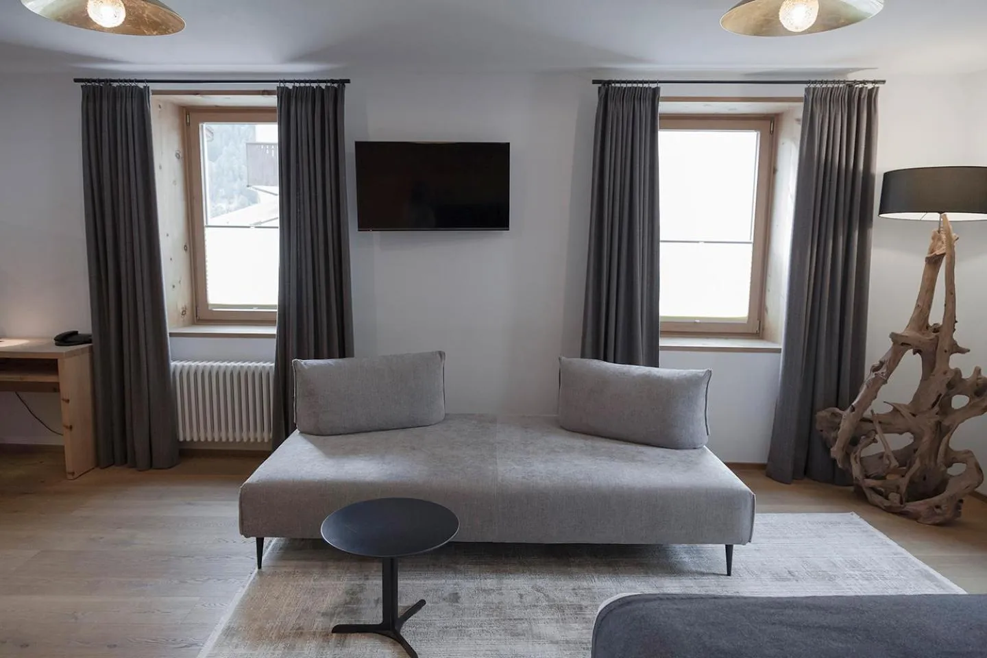 Seating area in Hotel Baer & Post Zernez