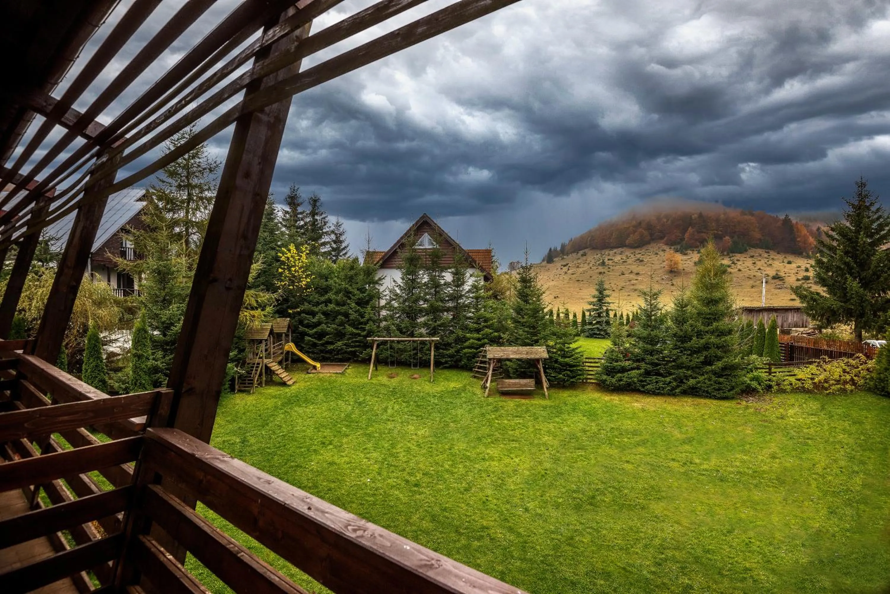 Natural landscape in Casa Muntelui