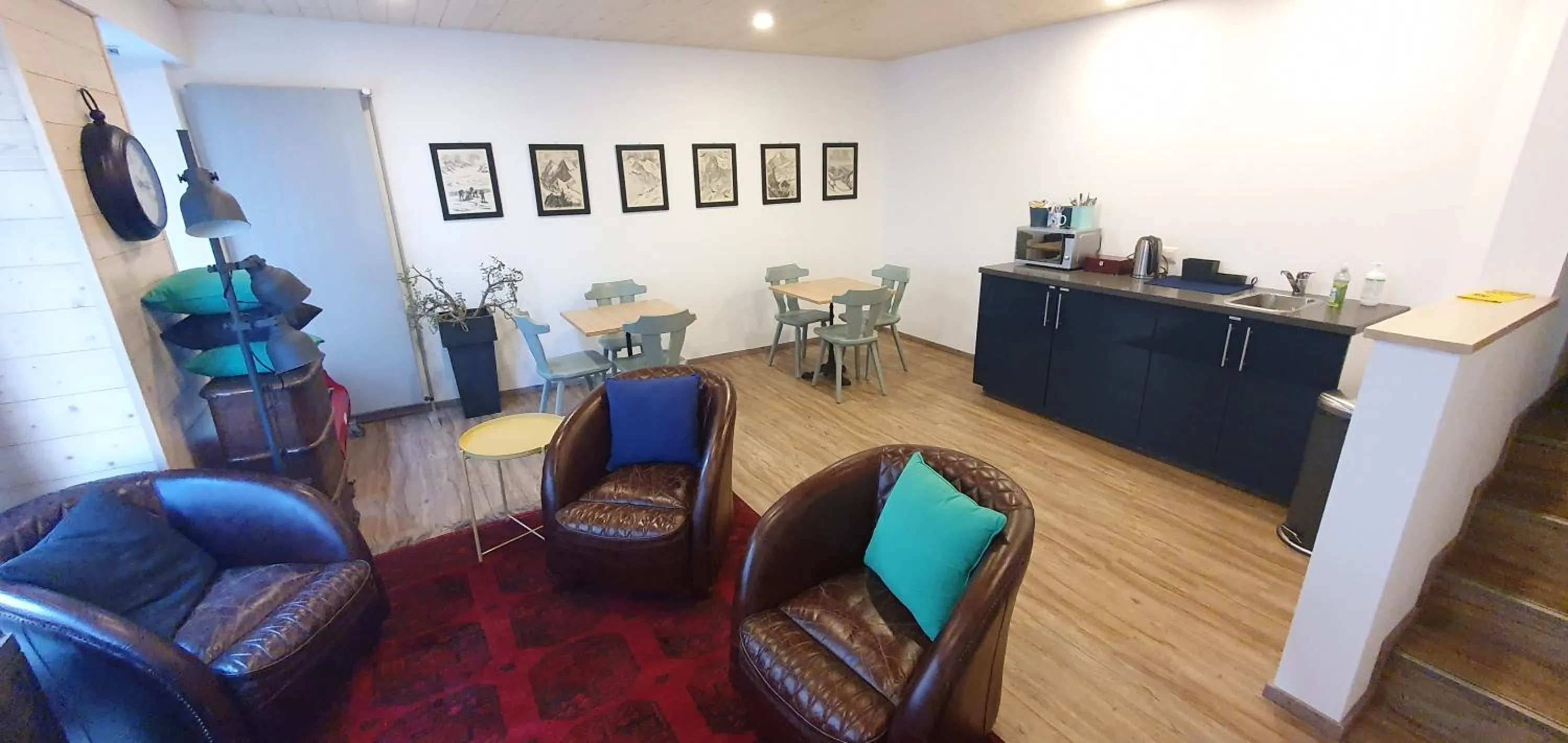 Communal lounge/ TV room in The Aarburg Hotel & Café