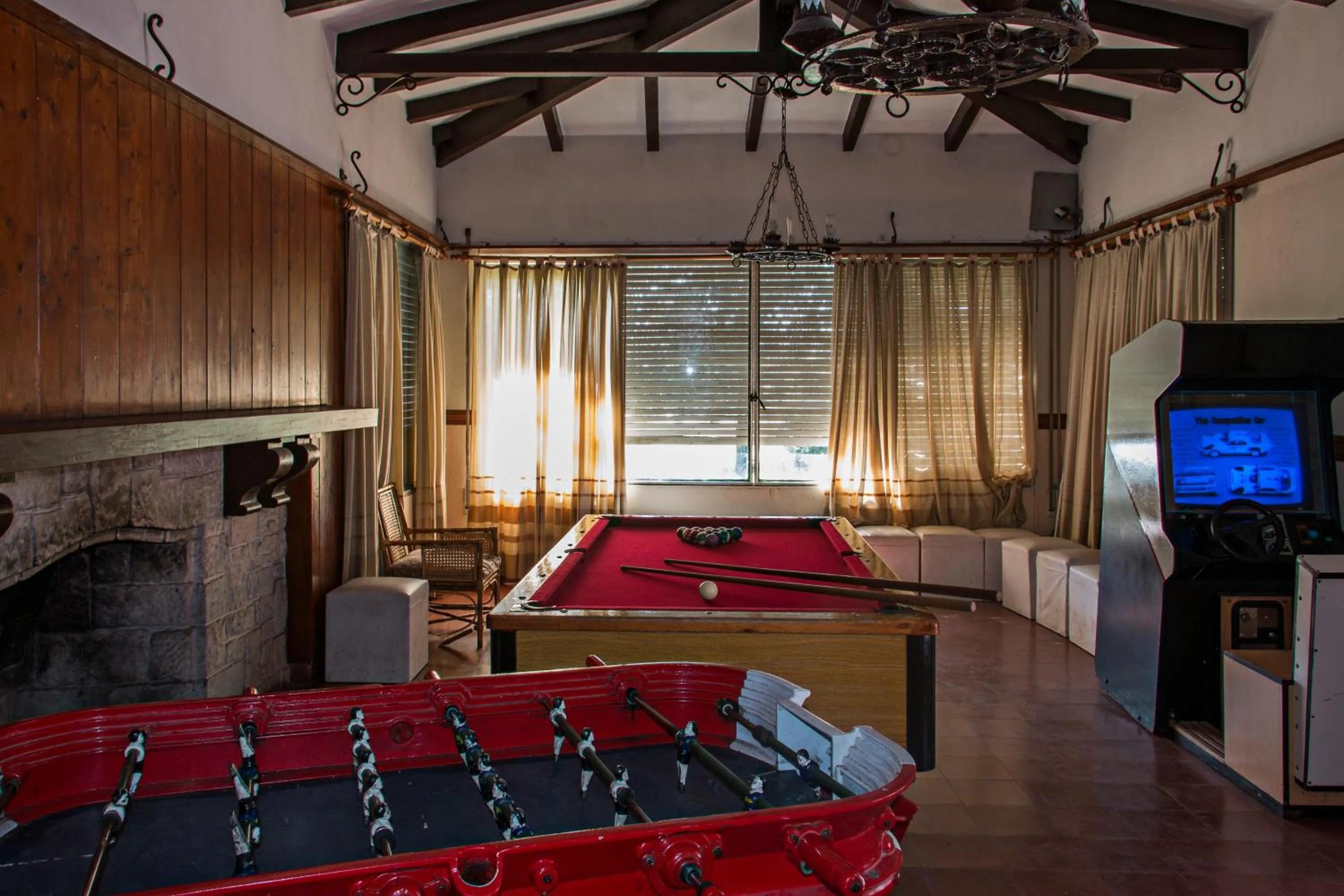 Billiard, Bed in Hotel Parque Siquiman