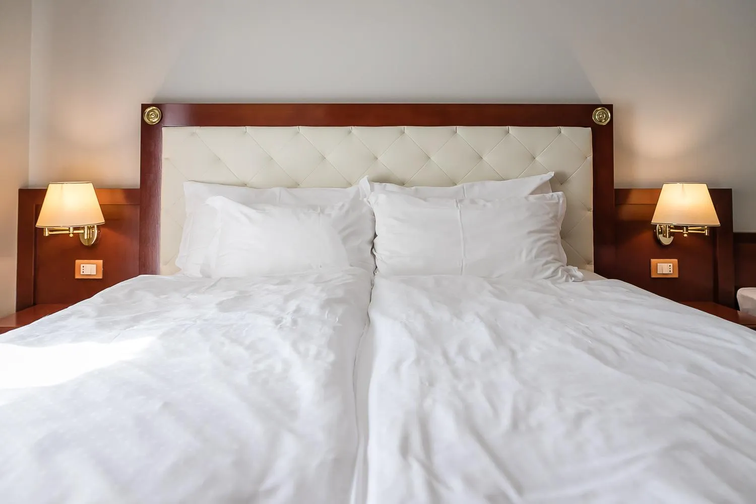 Bed in Mediterranee Family Hotel & Spa