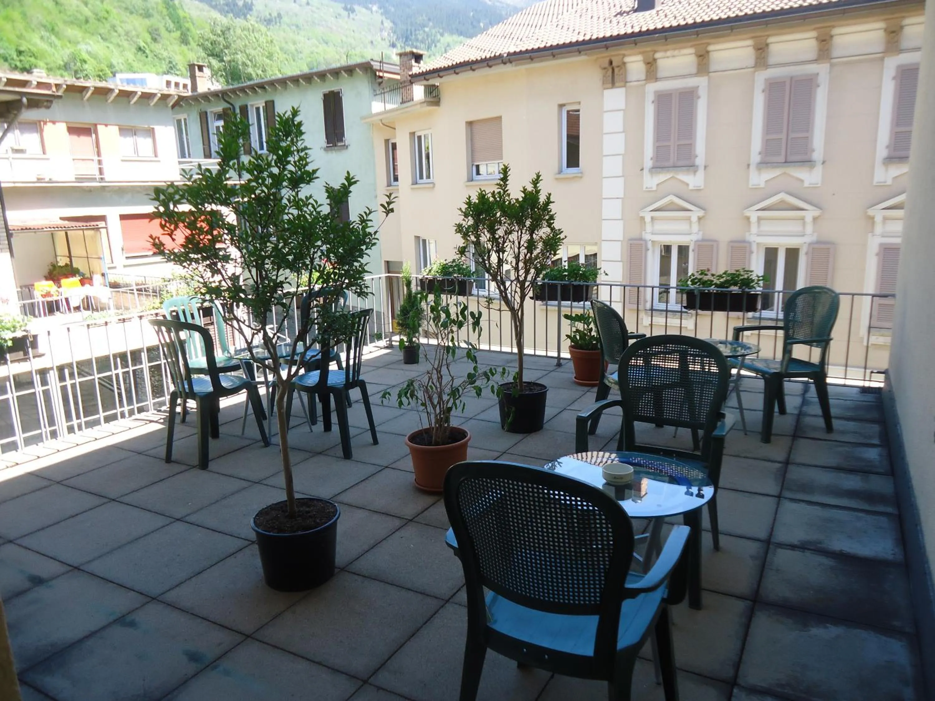 Balcony/Terrace in Albergo Faido