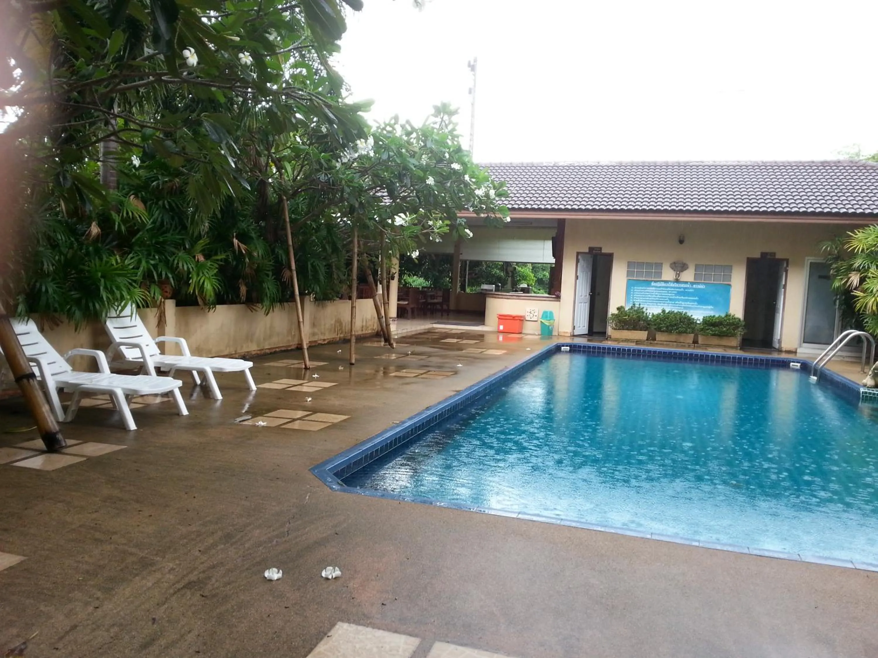 Swimming pool in C.A.P Mansion