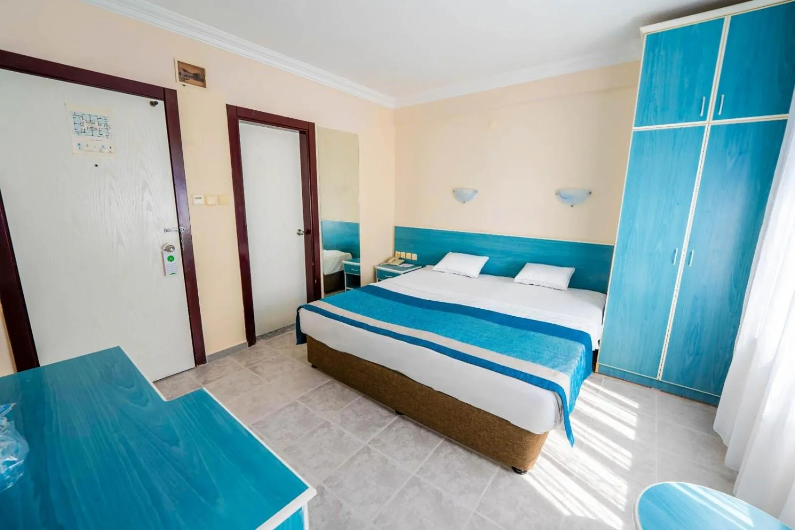 TV and multimedia, Bed in Galaxy Beach Hotel Alanya