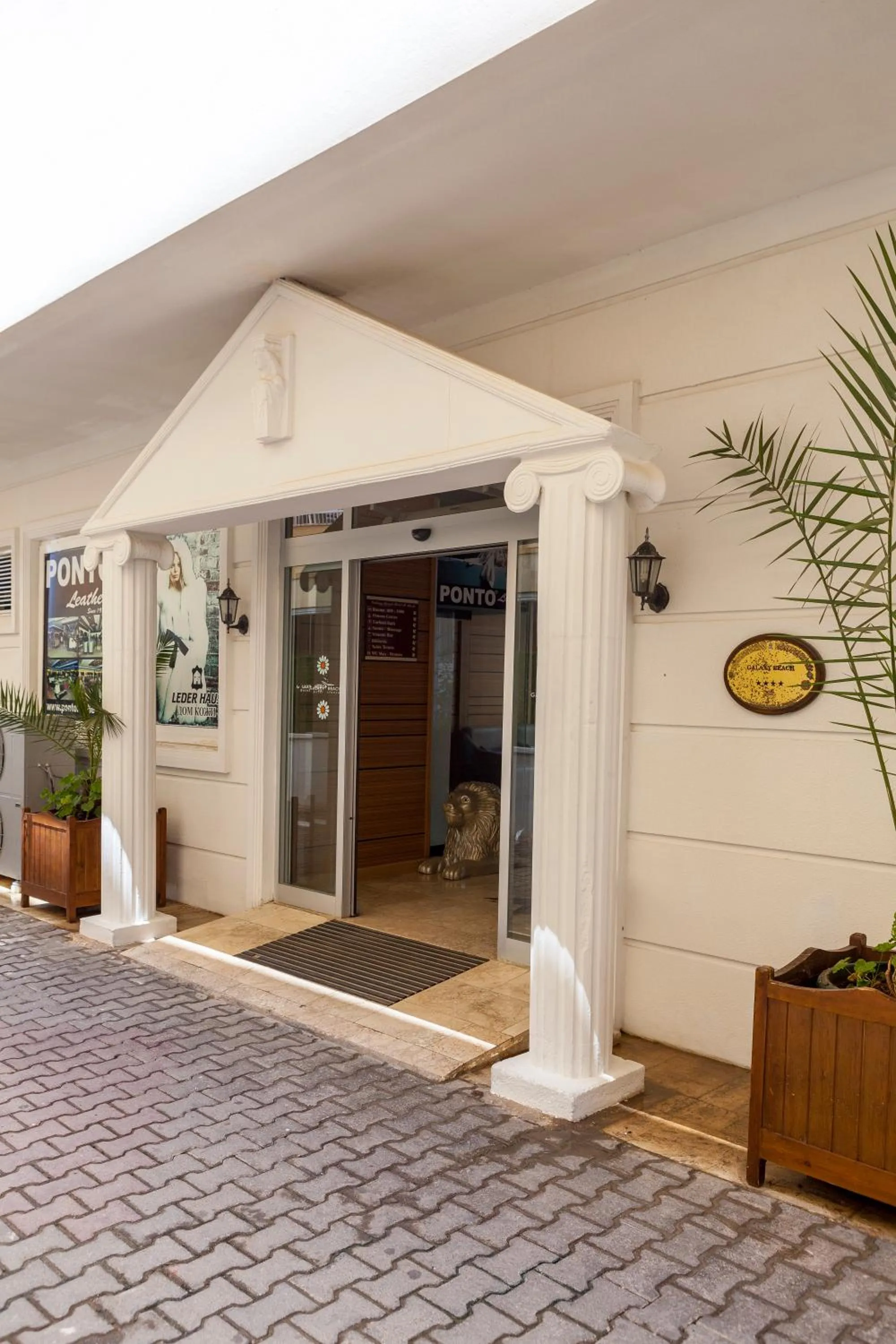 Facade/entrance in Galaxy Beach Hotel Alanya