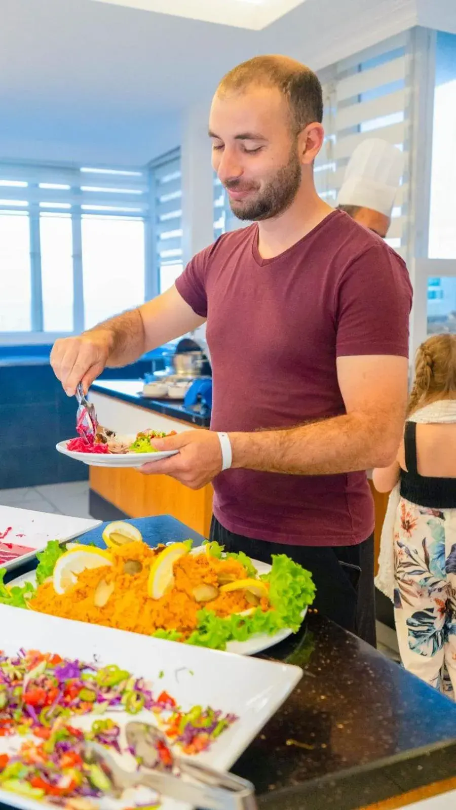 Buffet breakfast in Galaxy Beach Hotel Alanya Buffet breakfast in Galaxy Beach Hotel Alanya