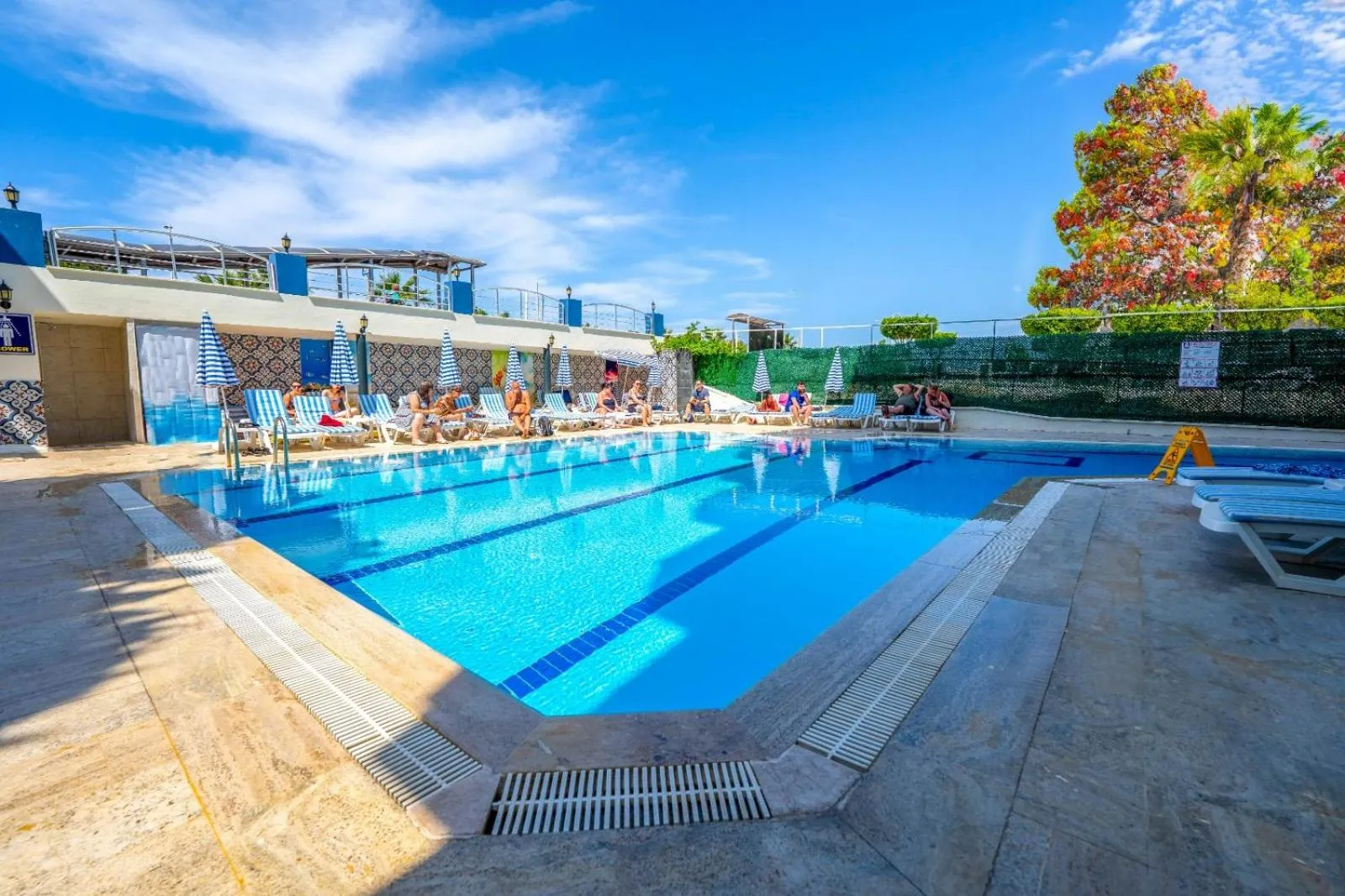 Pool view in Galaxy Beach Hotel Alanya