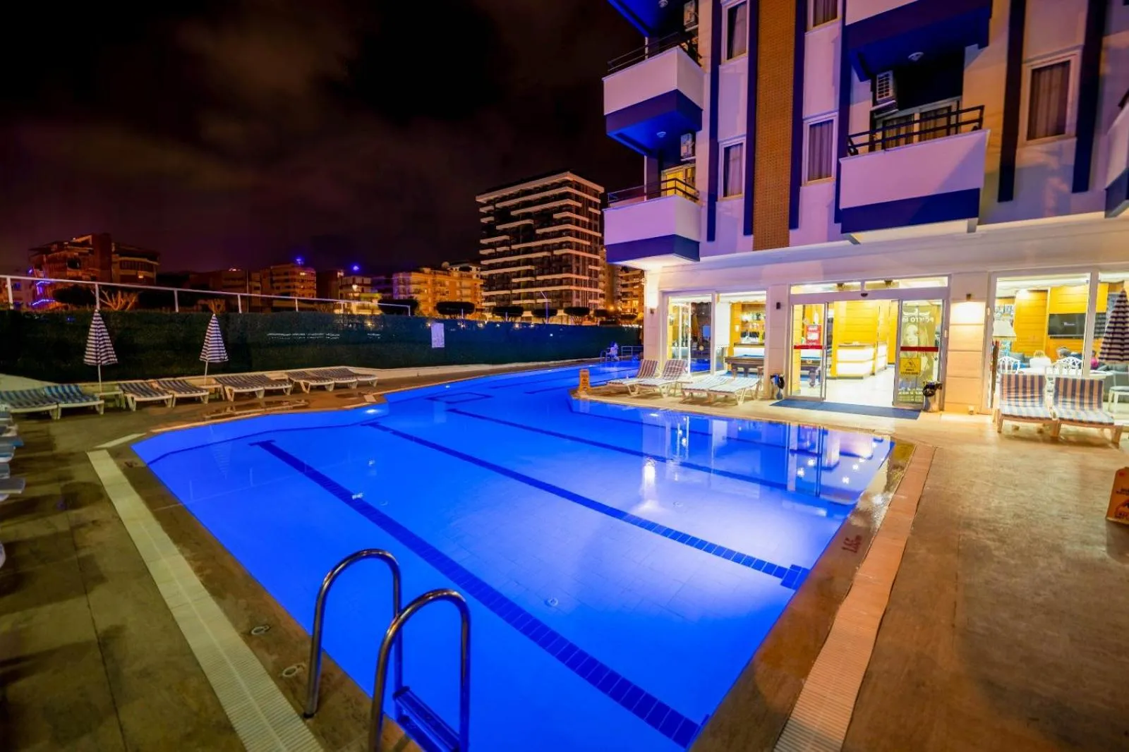 Pool view in Galaxy Beach Hotel Alanya