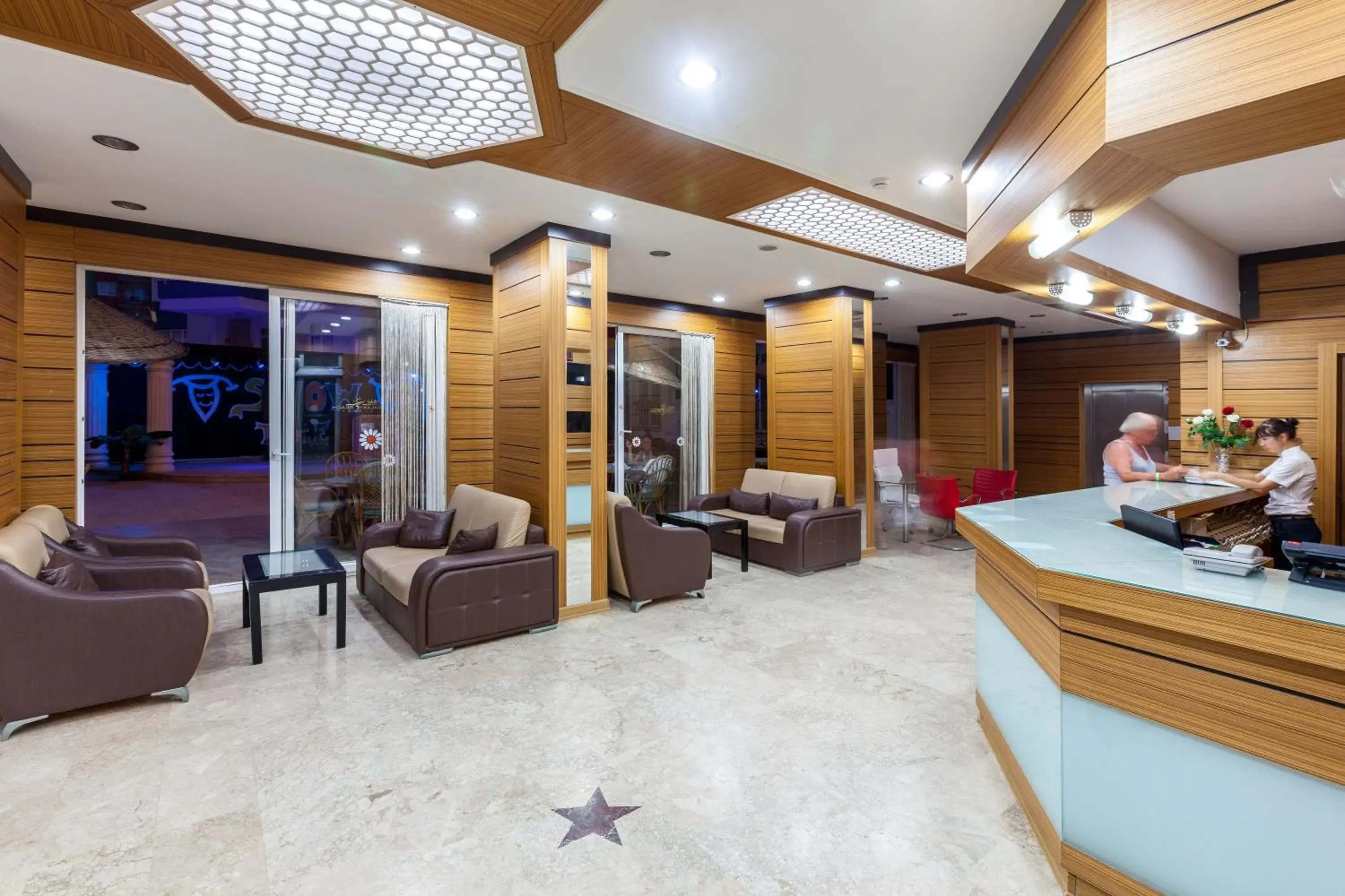 Lobby or reception in Galaxy Beach Hotel Alanya Lobby or reception in Galaxy Beach Hotel Alanya