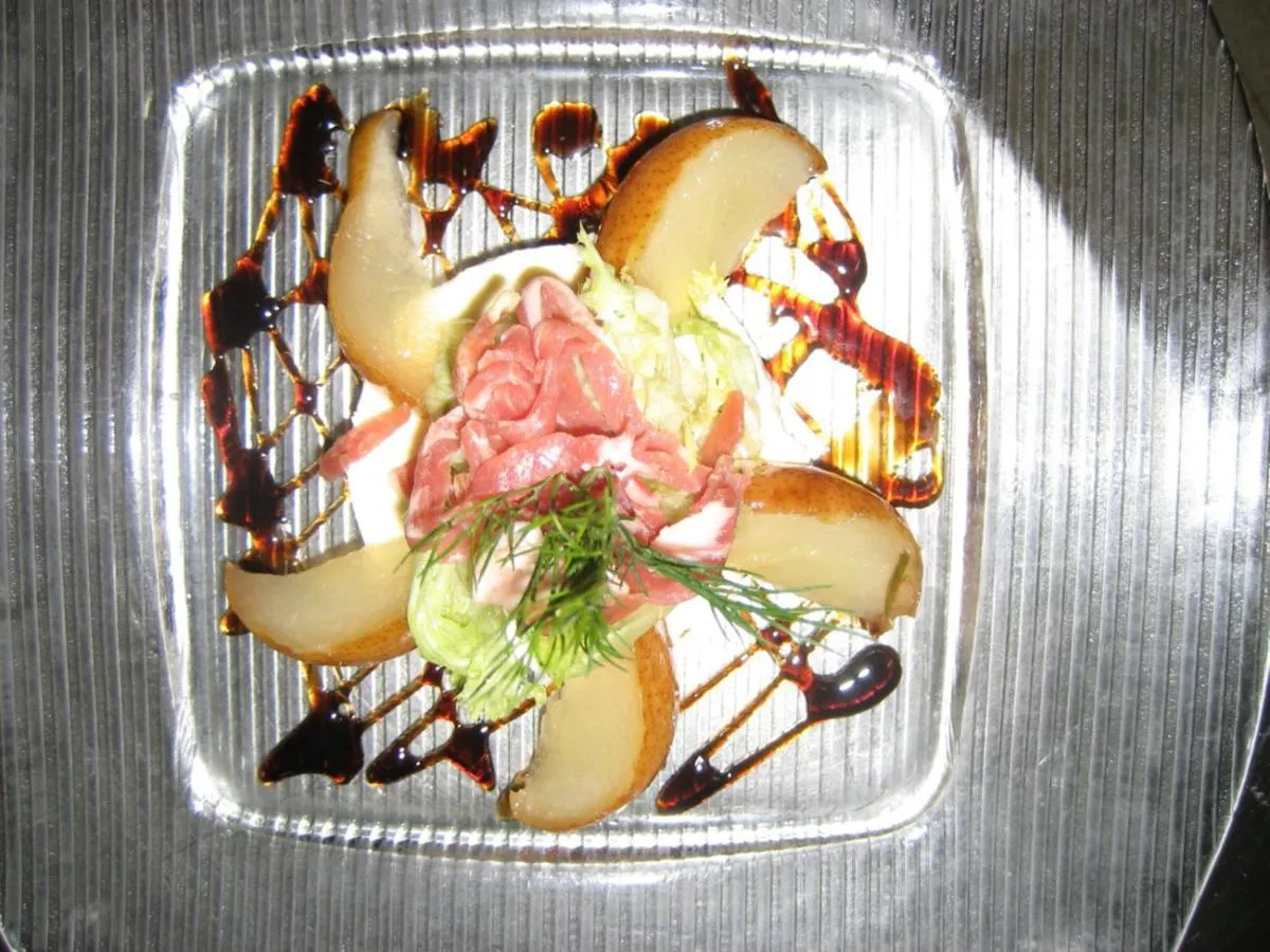 Food and drinks in Logis Hotel Restaurant Le Cheval Blanc