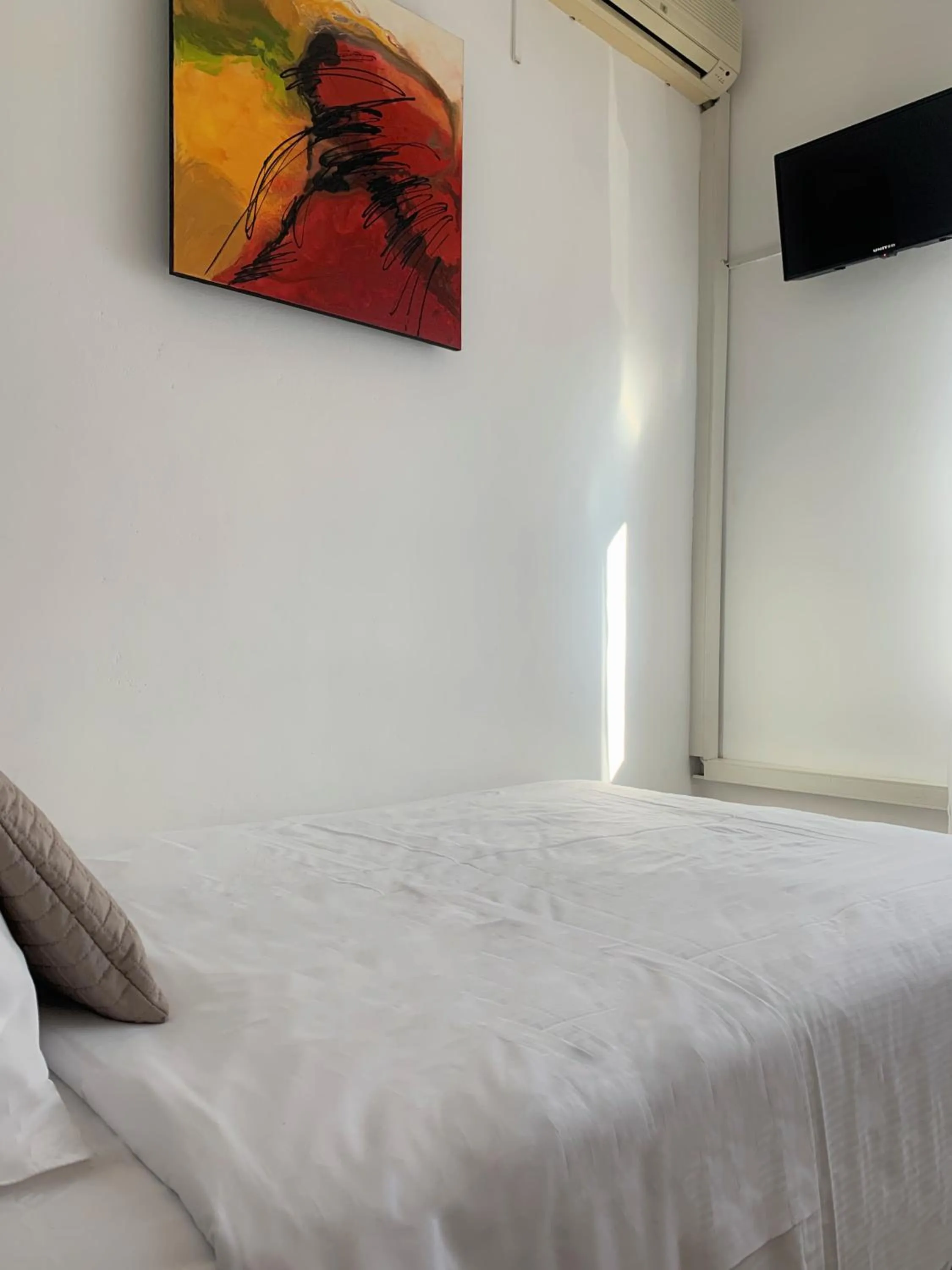 Bedroom, Bed in Albergo Moderno