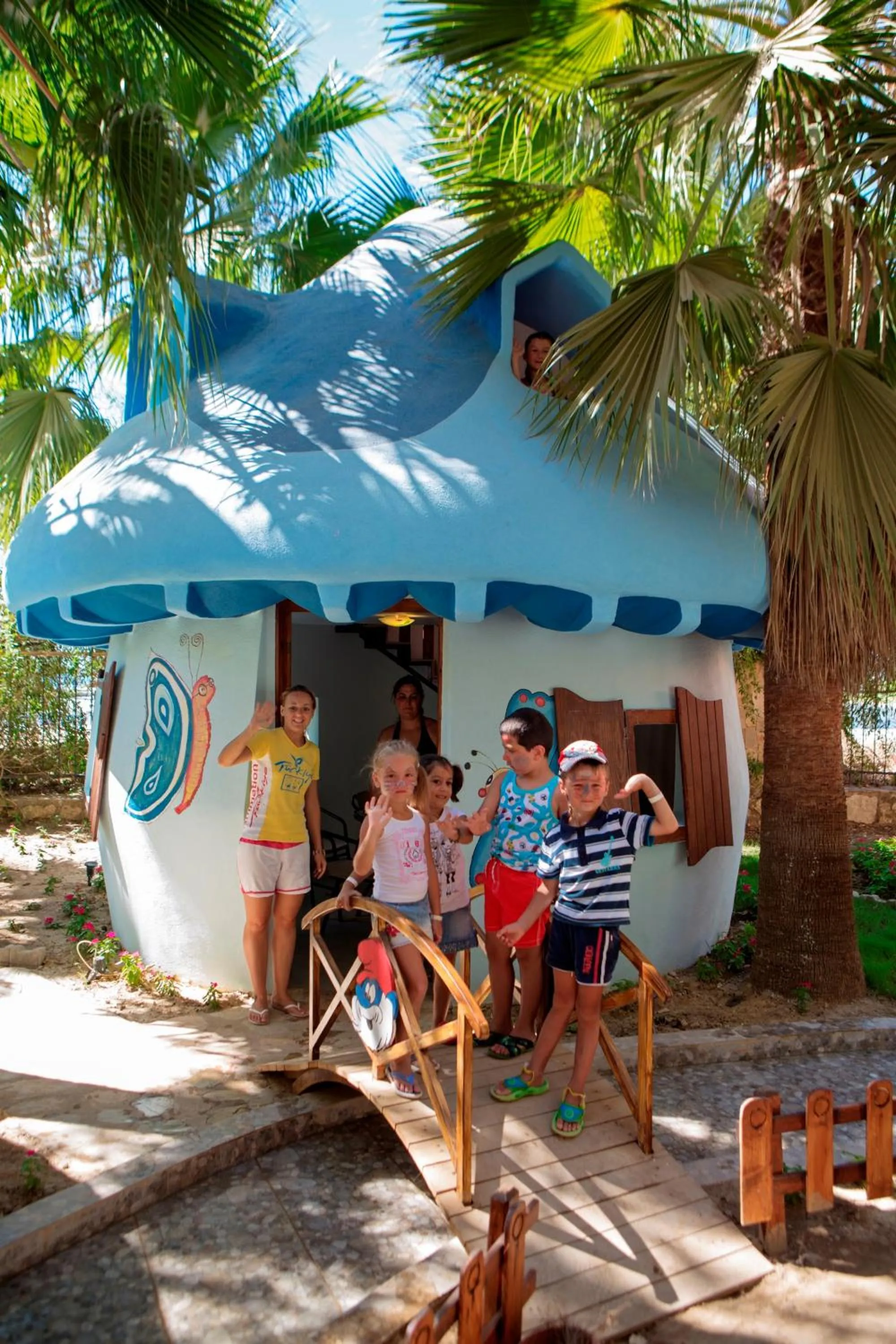 children in Miarosa İncekum Beach