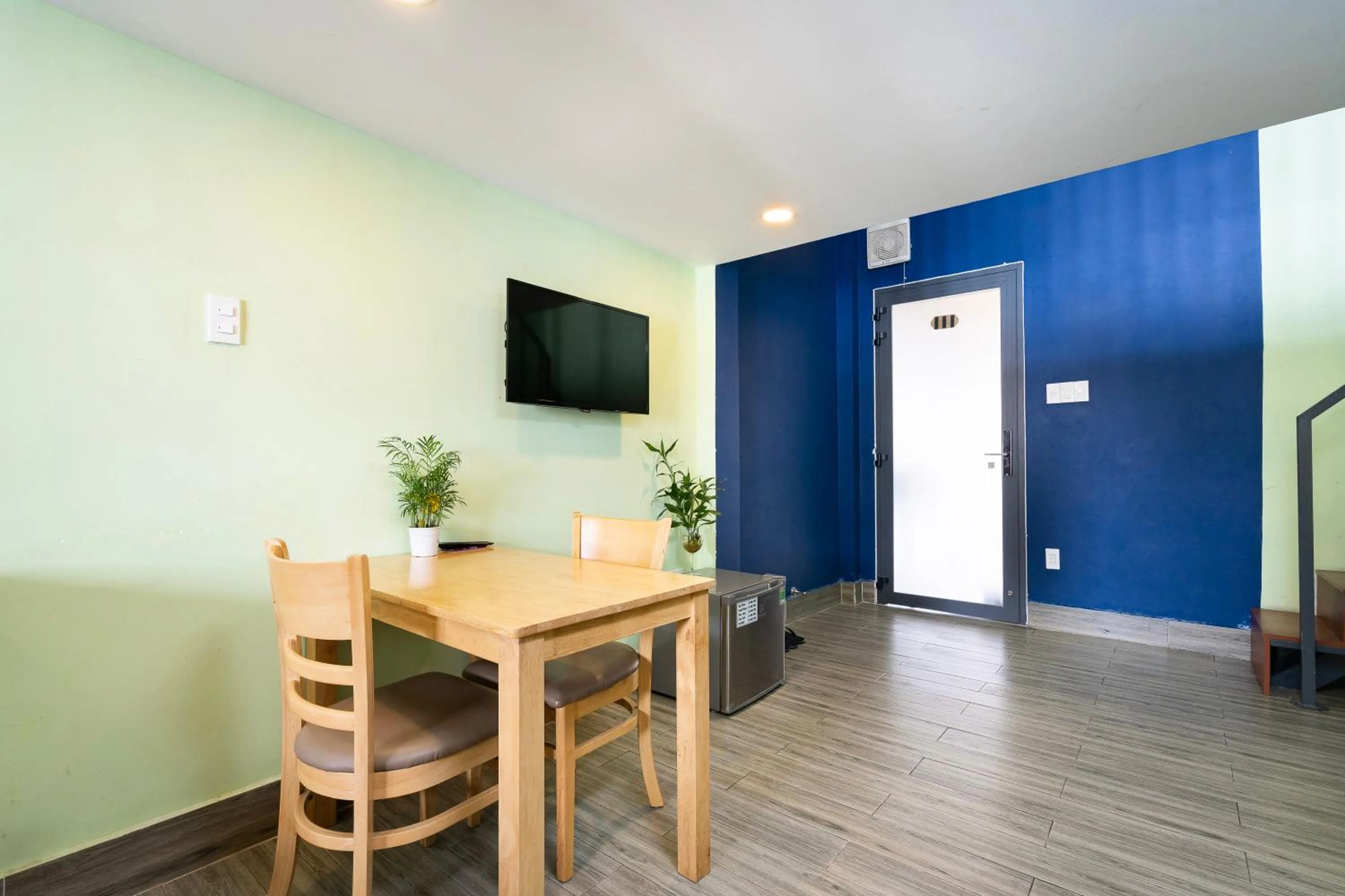 Dining area in Gemini Saigon CENTER - New & Quiet near Bui Vien Walking Street