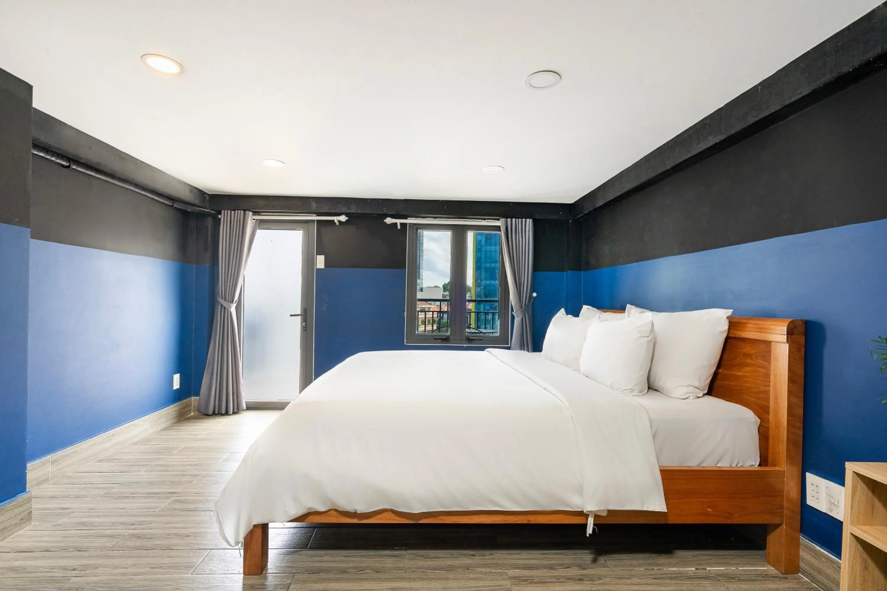 Bedroom, Bed in Gemini Saigon CENTER - New & Quiet near Bui Vien Walking Street