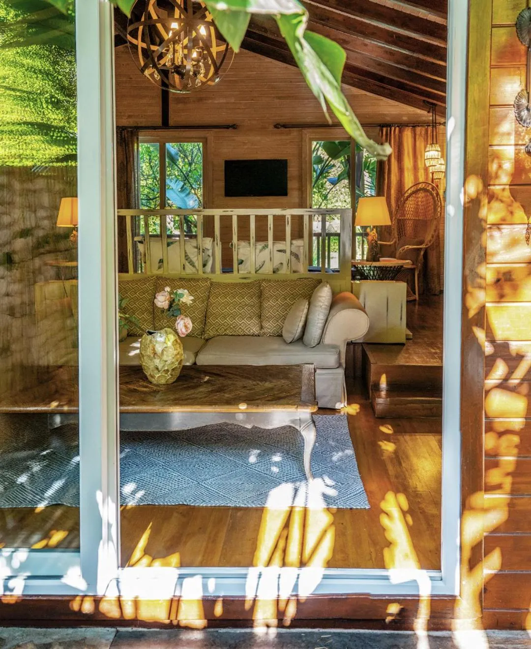 Seating area in Villa Lukka