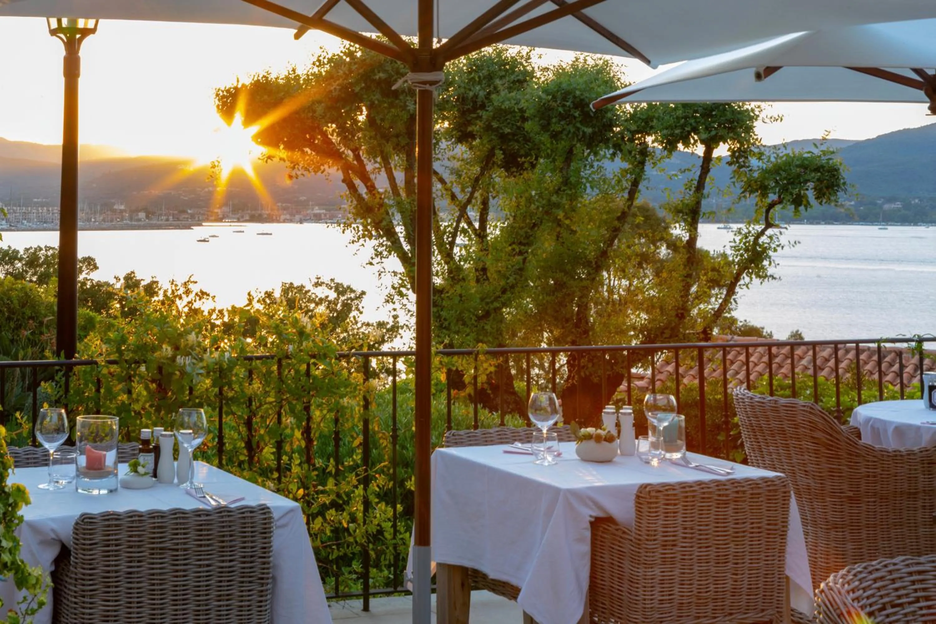 Patio in La Bastide d'Antoine