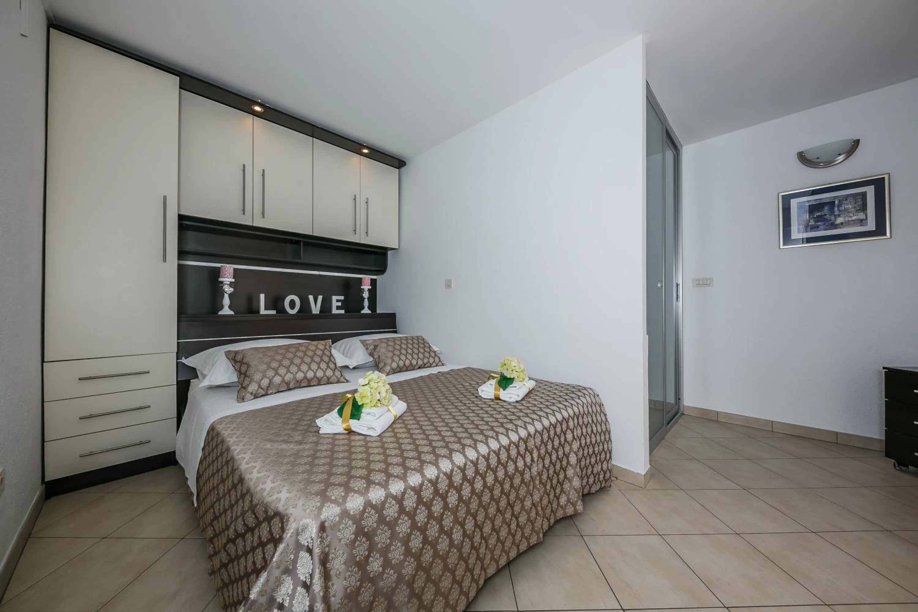 Bedroom, Bed in Villa Spaladium