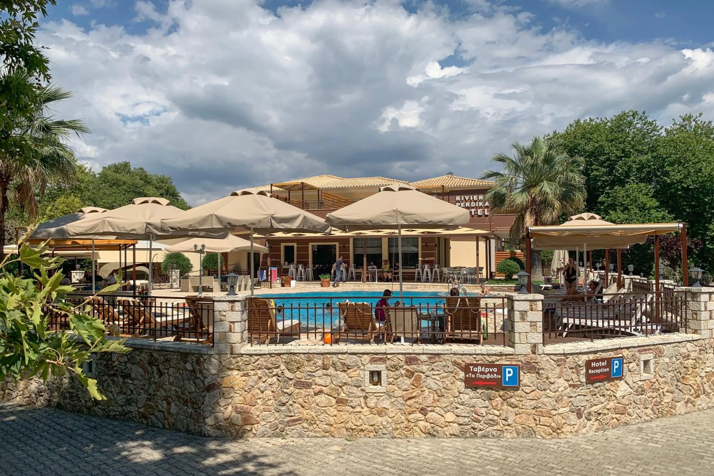 Property building in Riviera Perdika Hotel