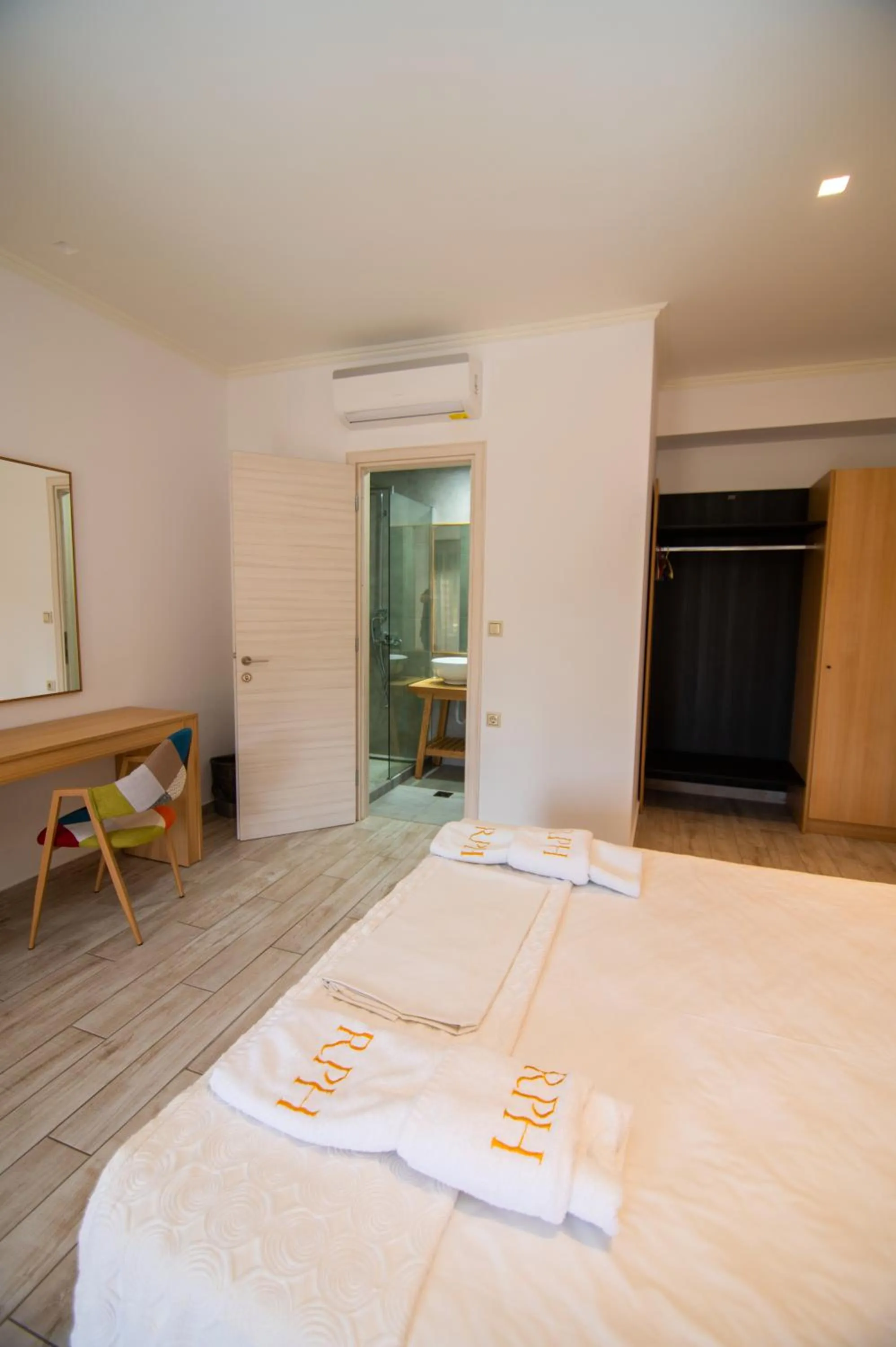 Bed in Riviera Perdika Hotel