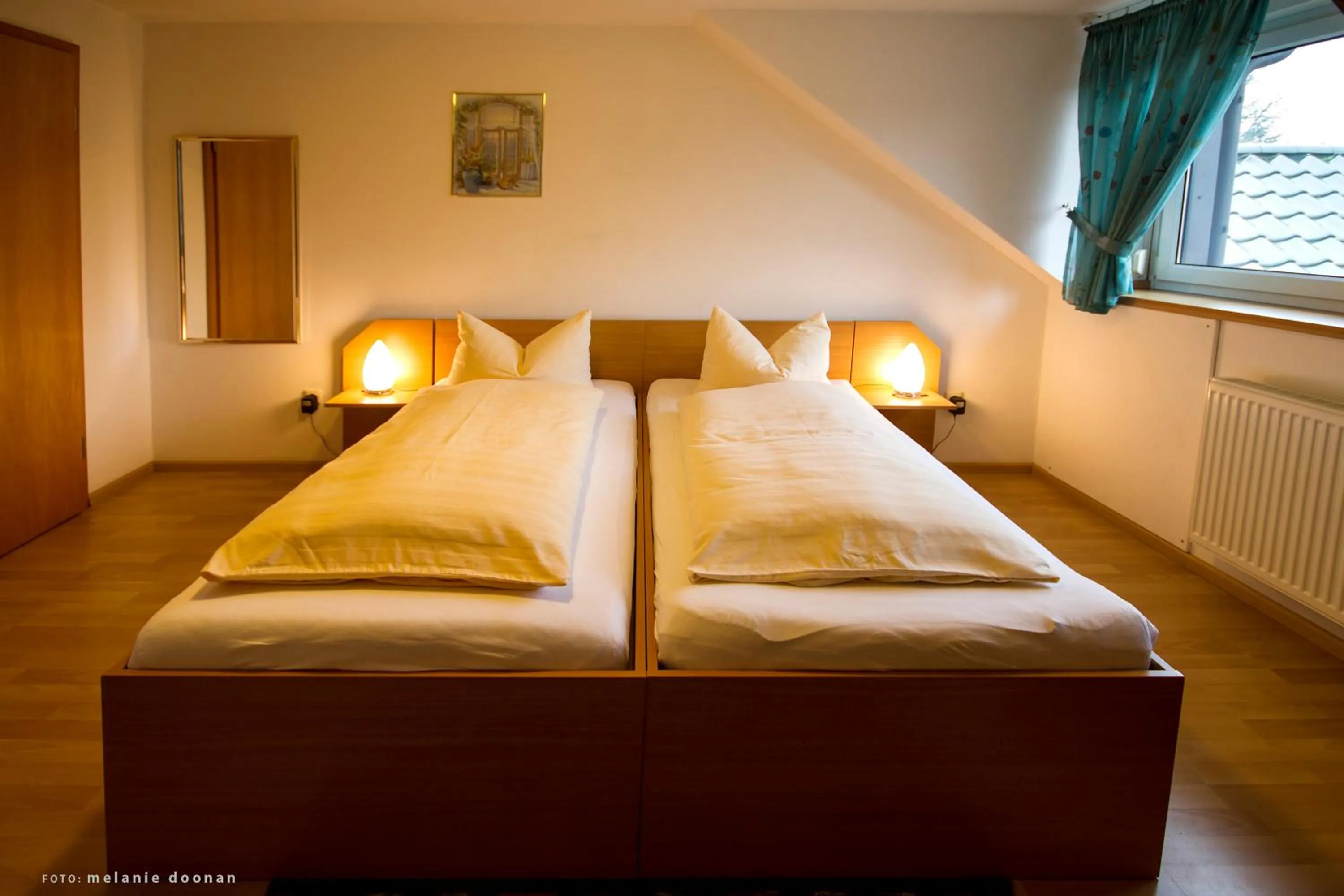 Bed in Hotel-Restaurant Haus Berger