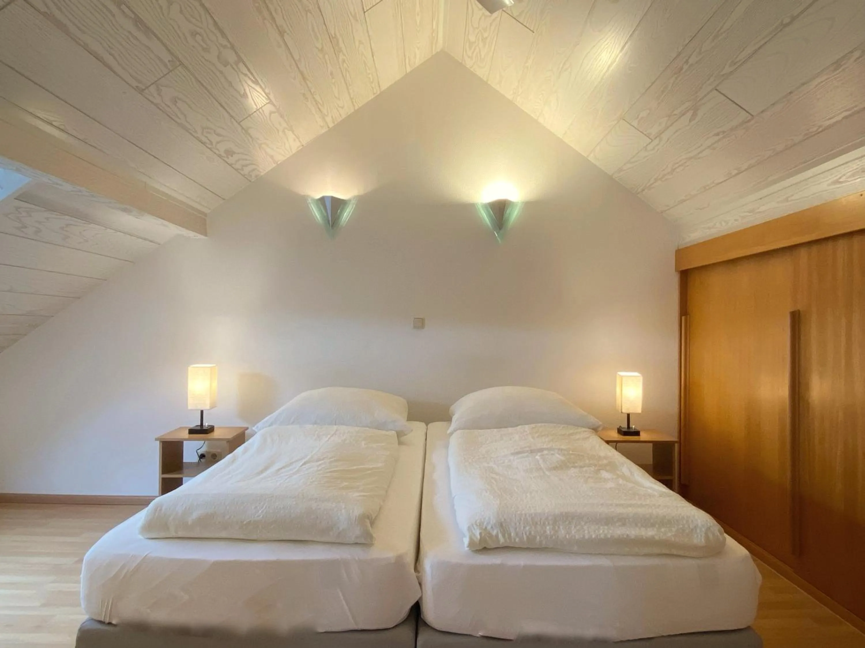 Bedroom, Bed in Hotel-Restaurant Haus Berger
