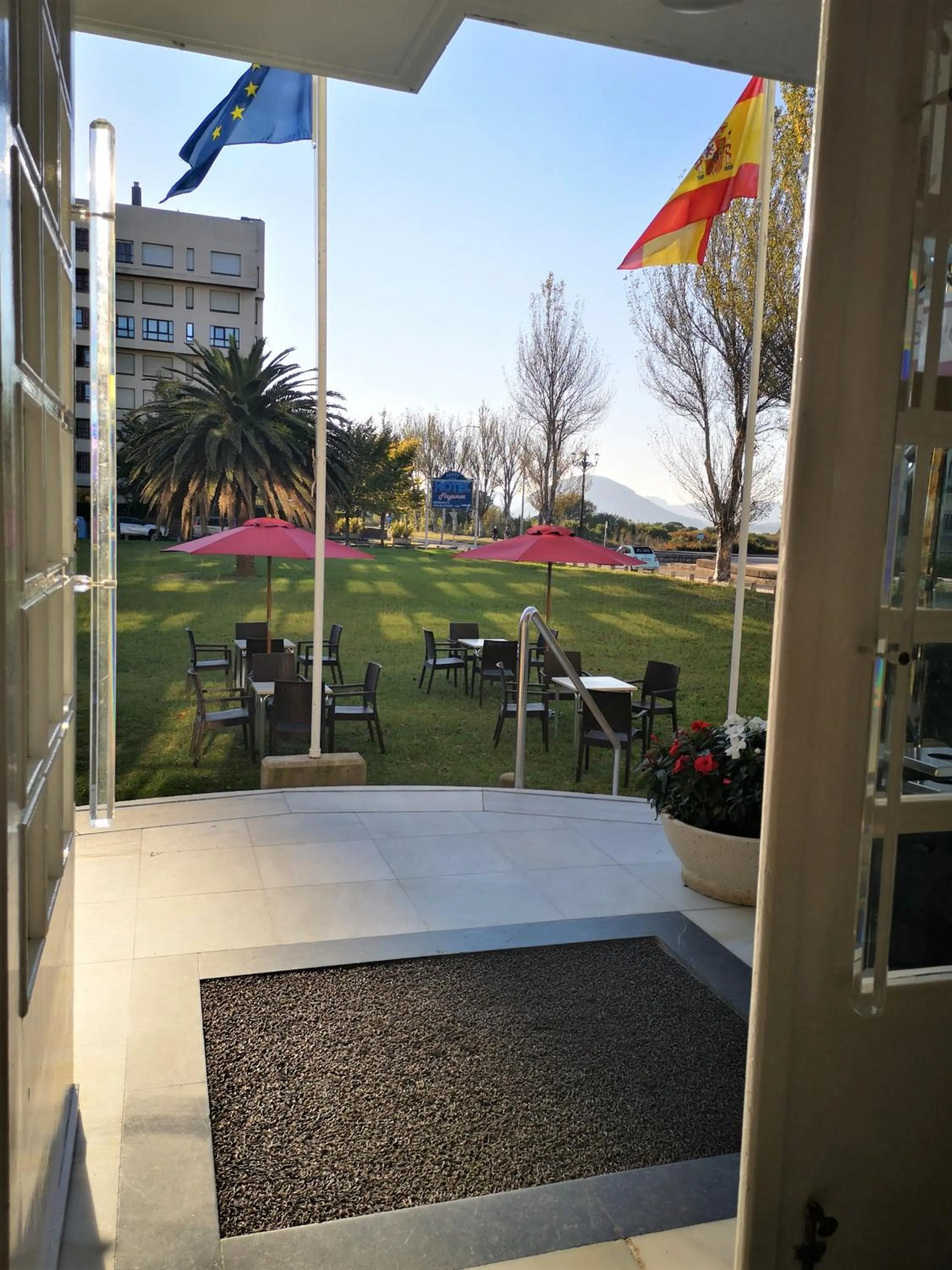 Garden view in Hotel Playamar Spa