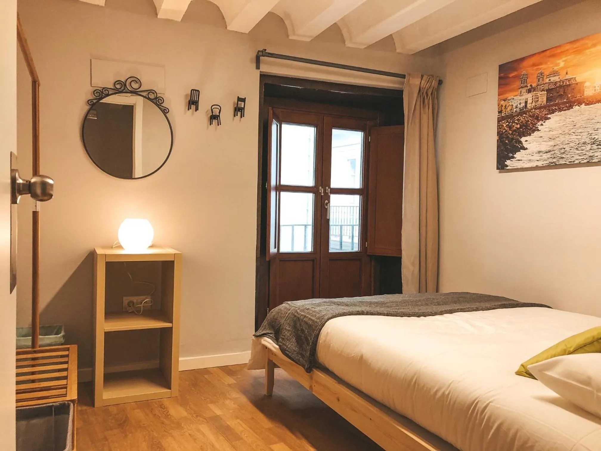 Bed in Apodaca Rooms