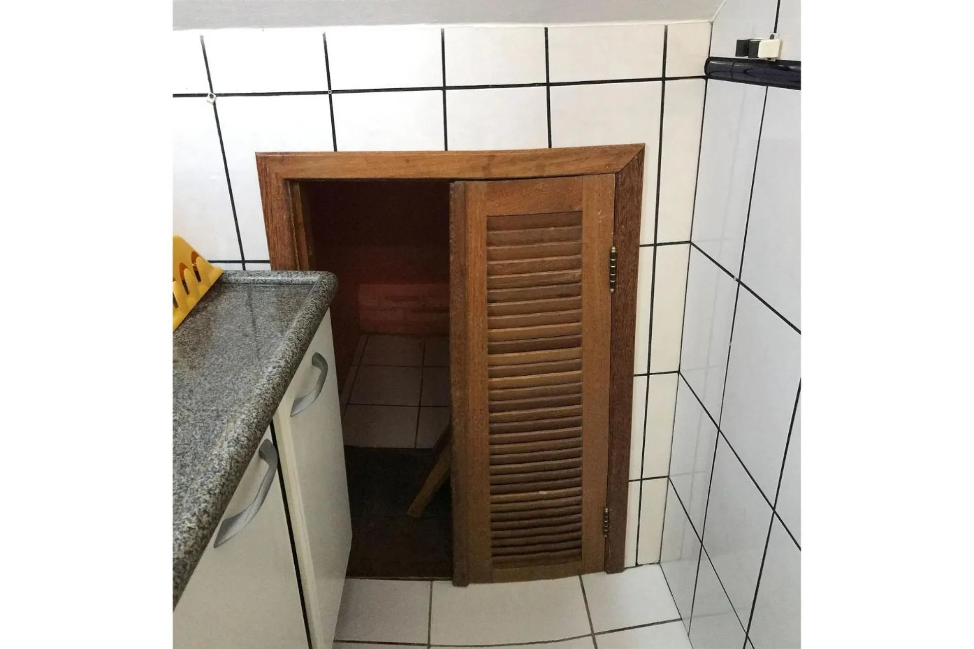 Kitchen or kitchenette in Residencial Glaura é Destino Floripa