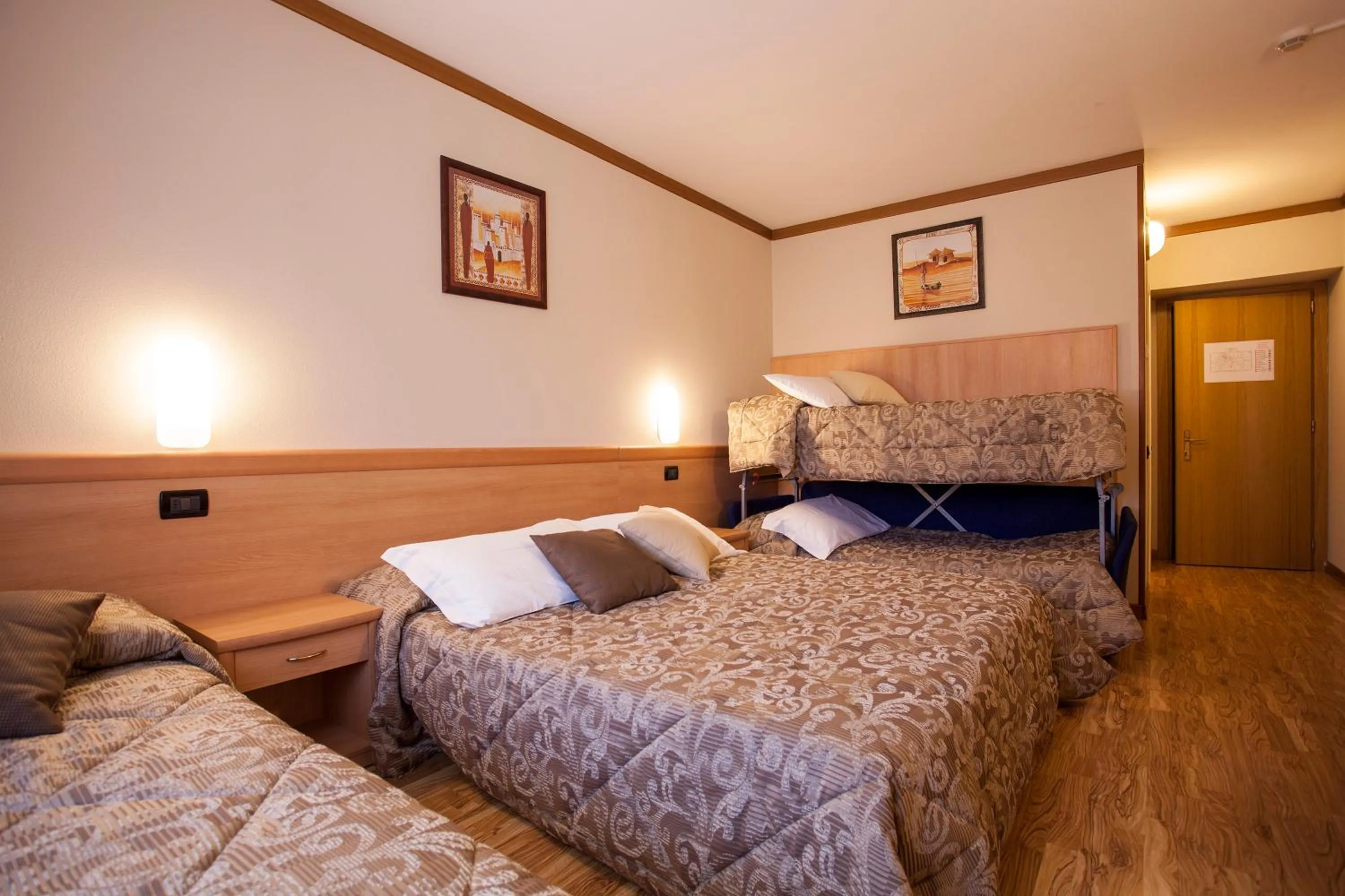 Bed in Hotel Vittoria