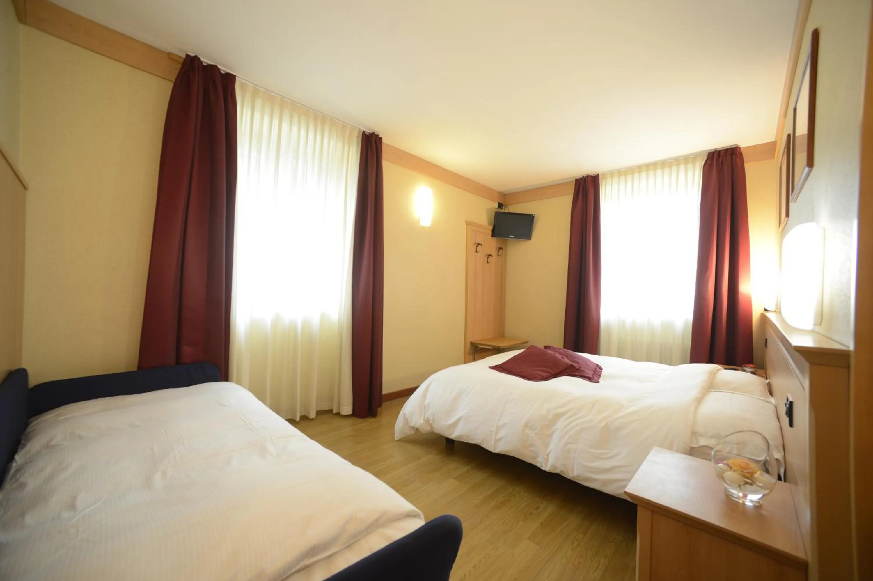 Bed in Hotel Vittoria