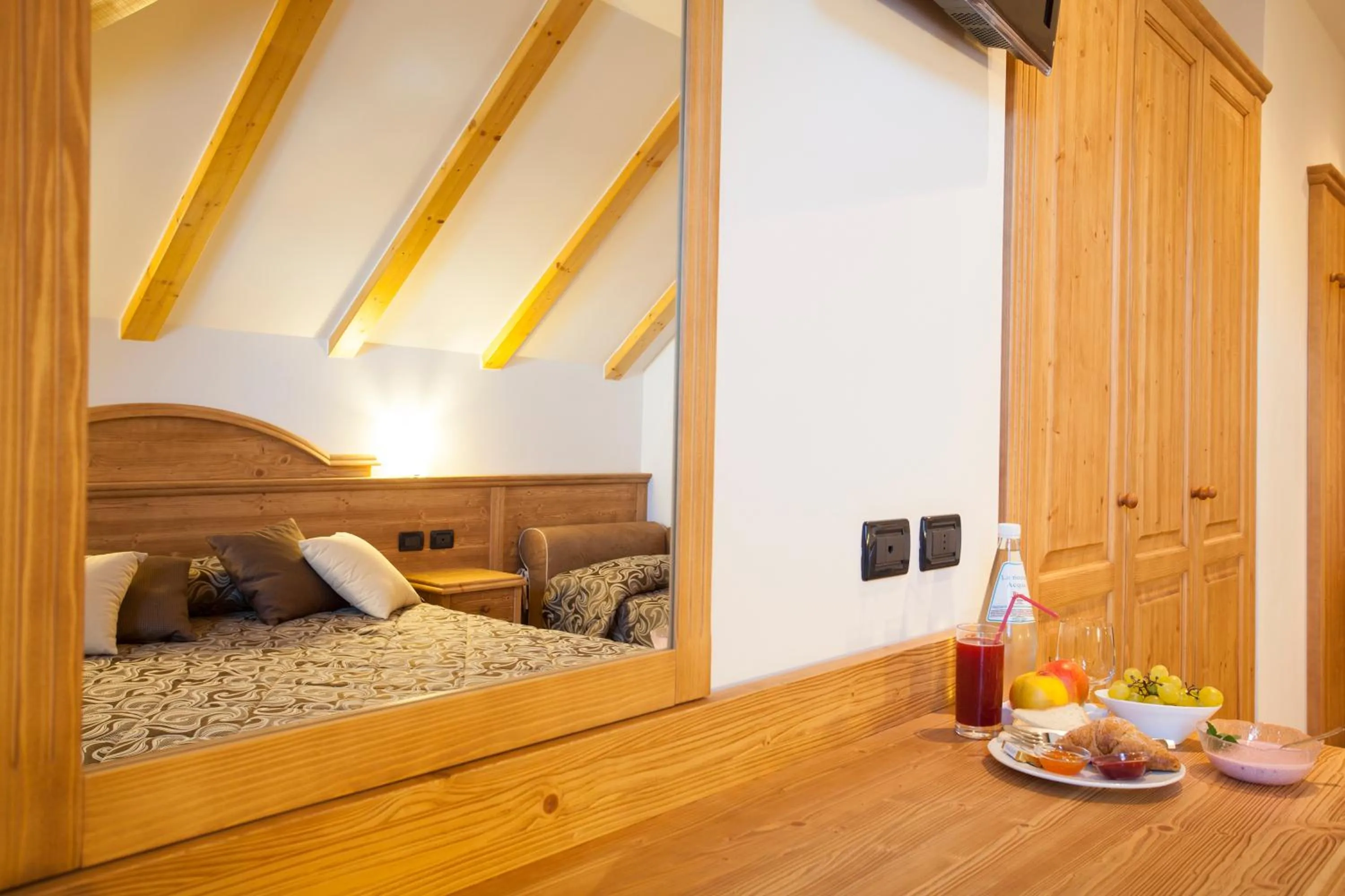 Bed in Hotel Vittoria